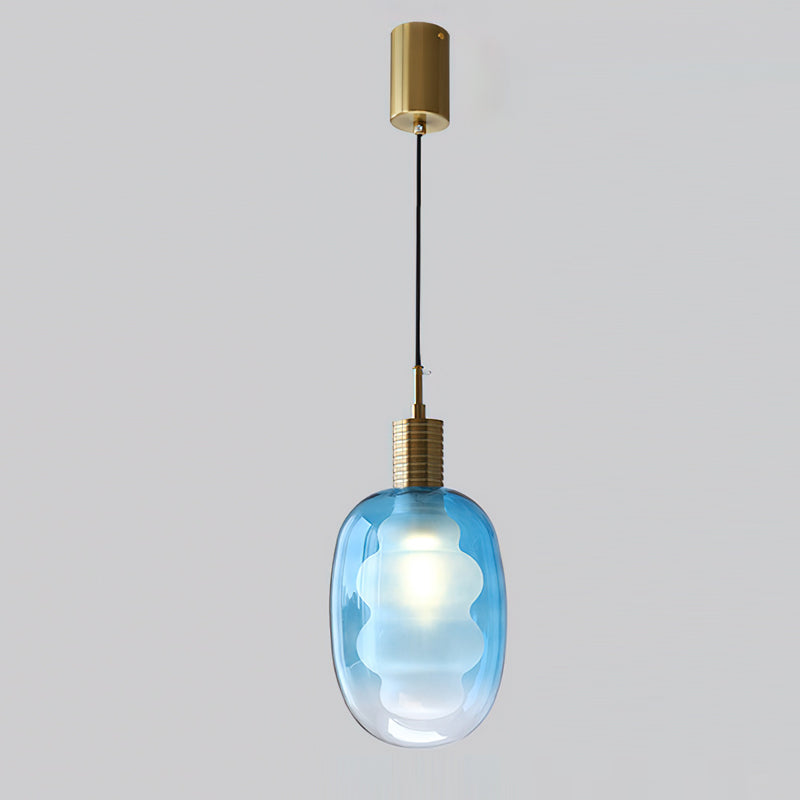 Niche Art Deco Glass Pendant Light