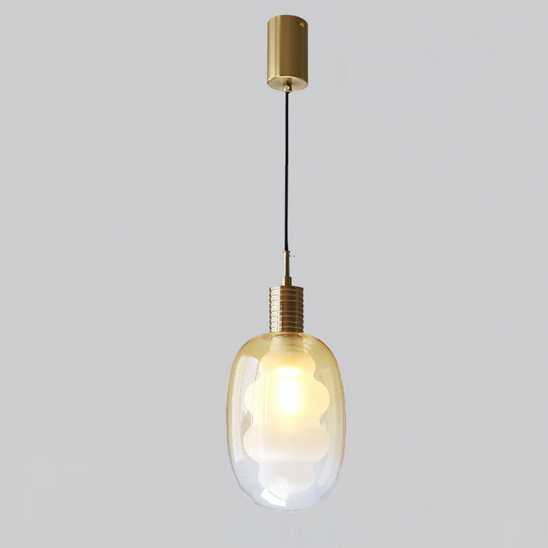 Niche Art Deco Glass Pendant Light