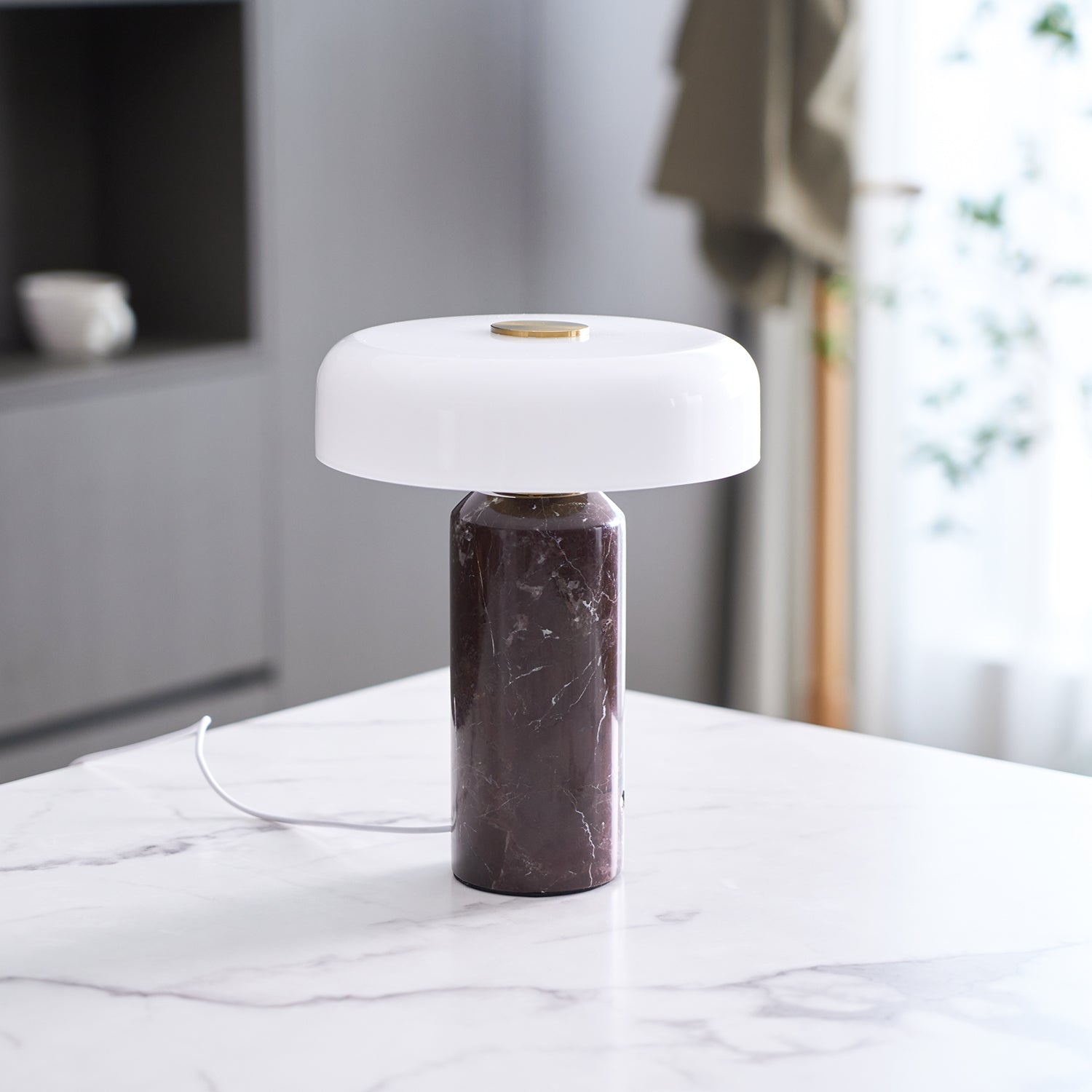 Lunara Marble Table Lamp - Blowlighting