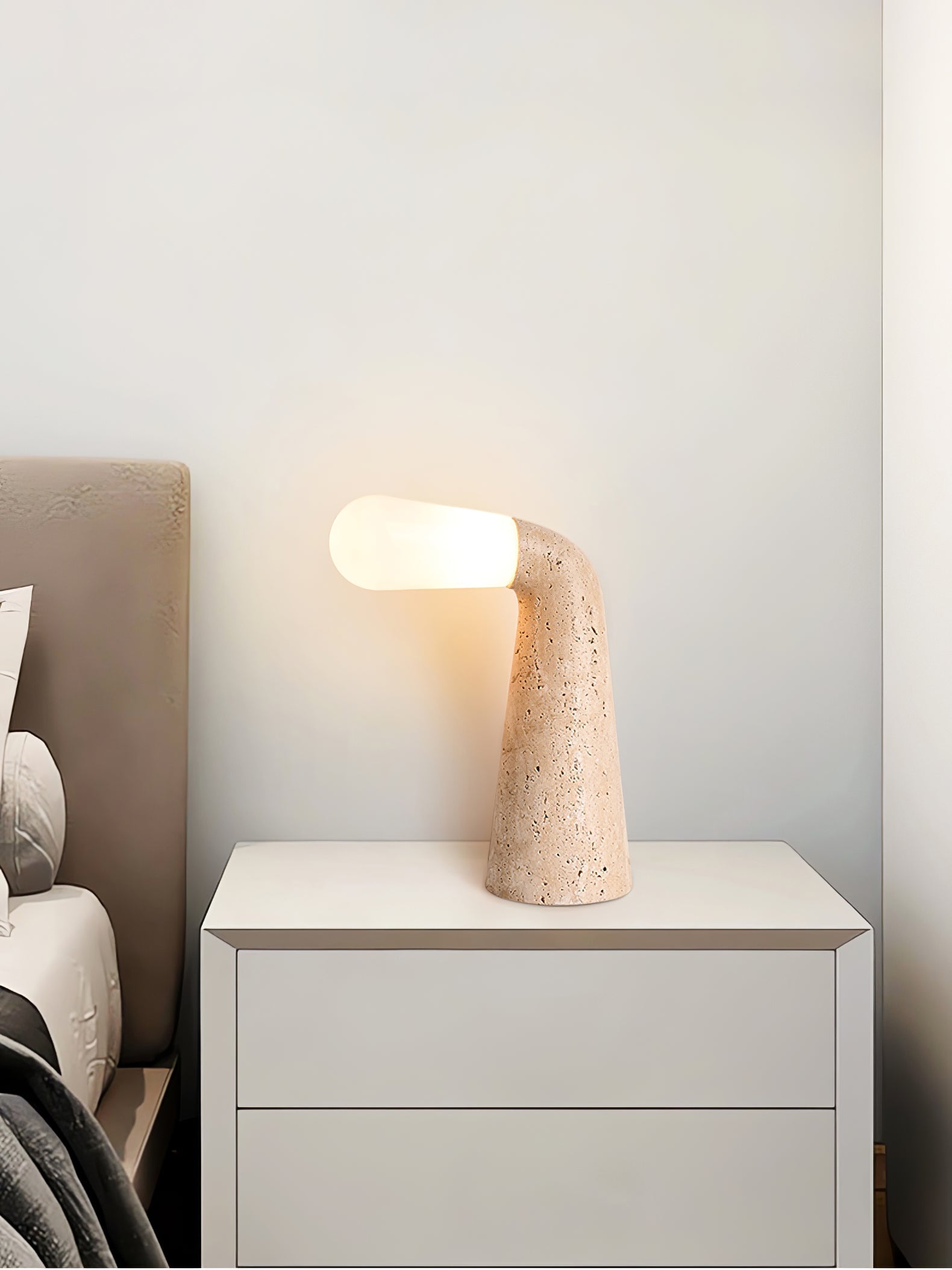 Cocare Travertine Table Lamp - Blowlighting