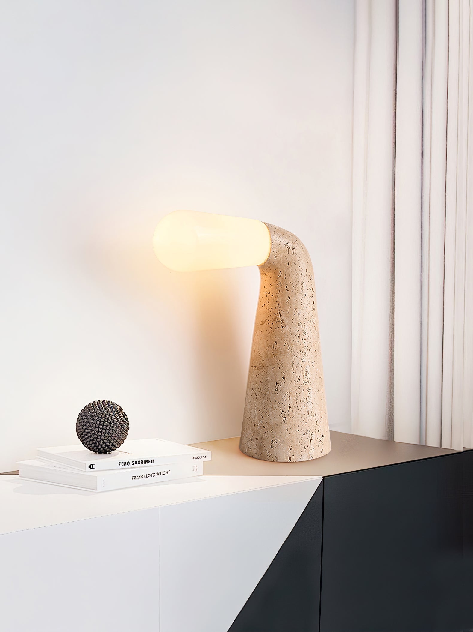 Cocare Travertine Table Lamp - Blowlighting