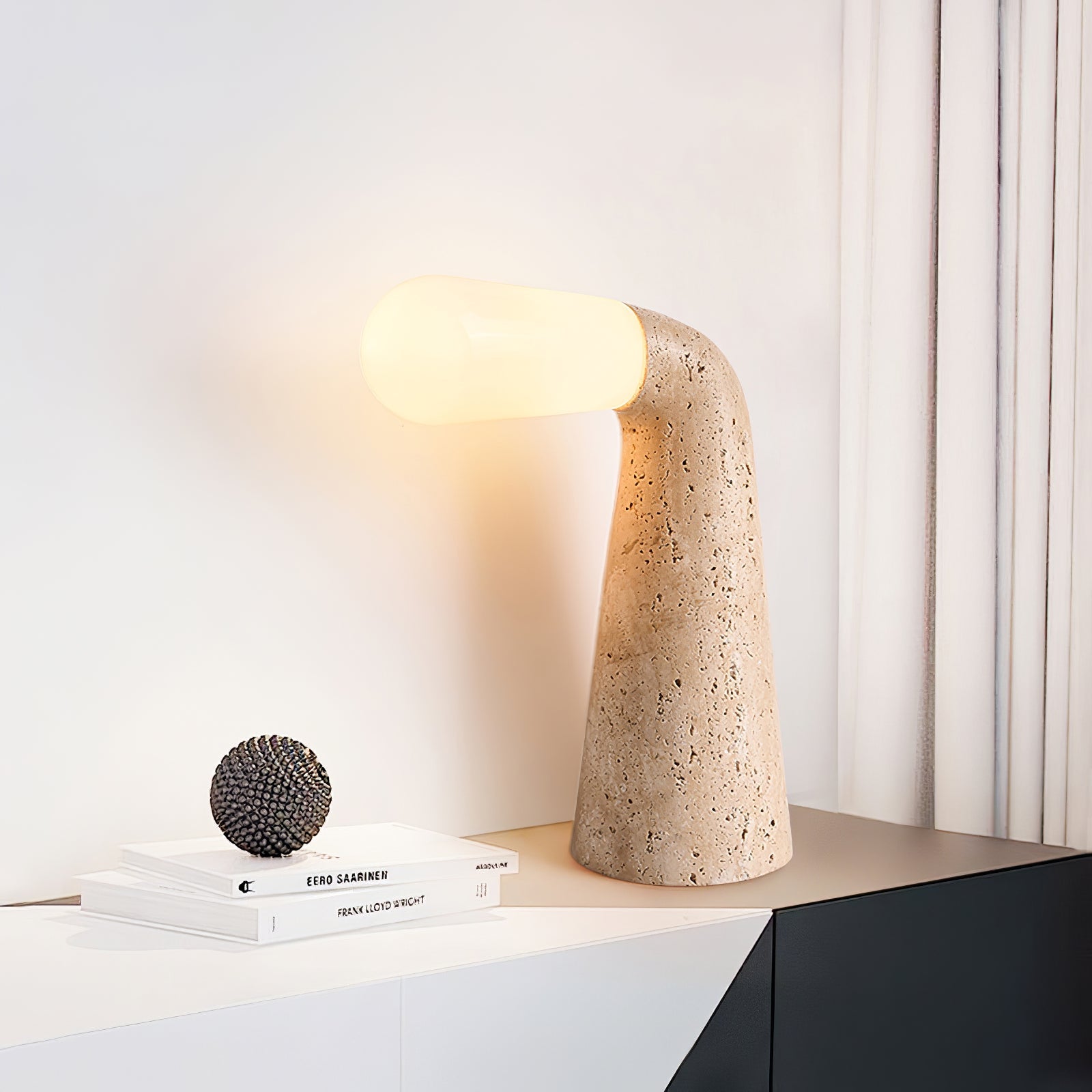 Cocare Travertine Table Lamp - Blowlighting