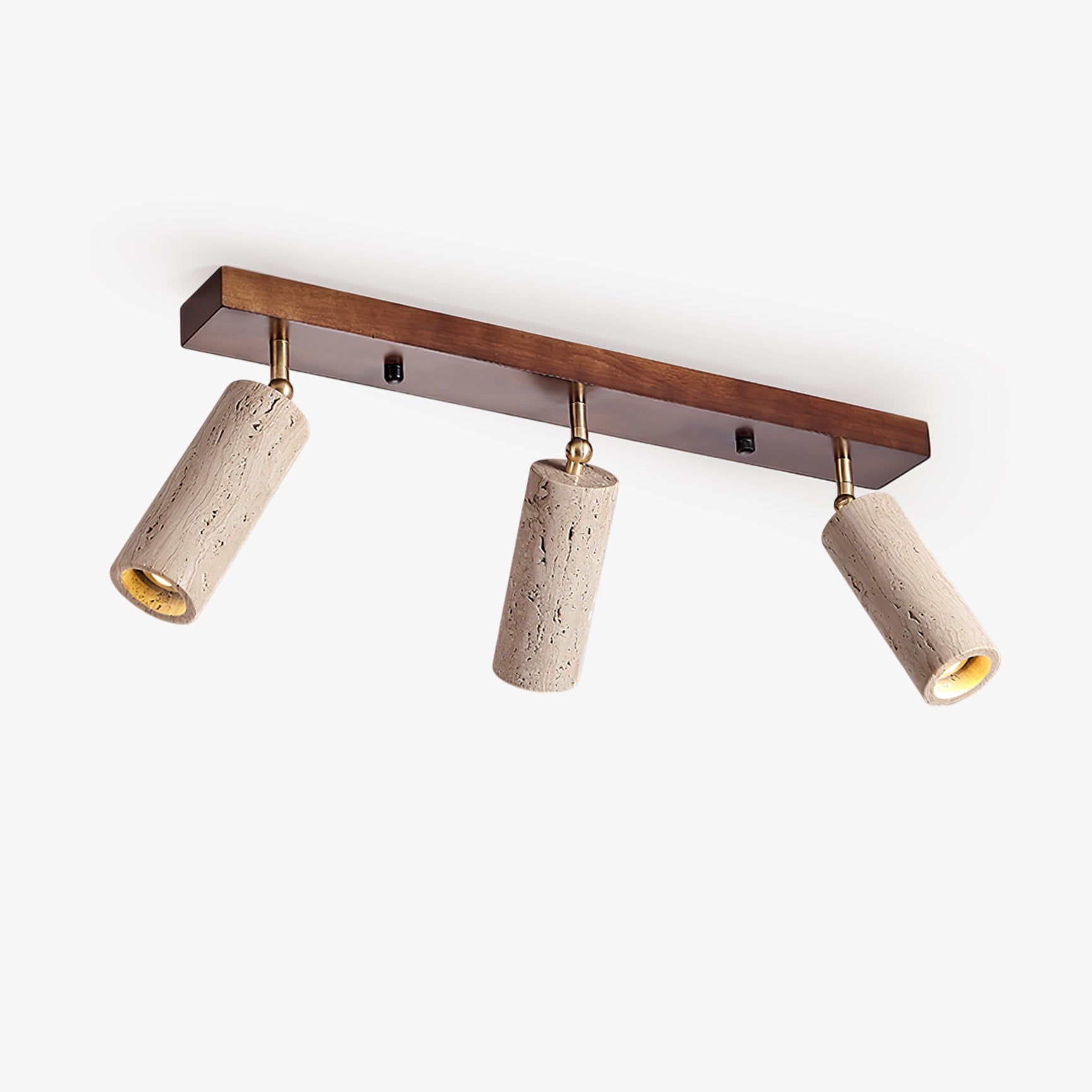Eurliryra Multi-Cylinder Travertine Track Light - Blowlighting