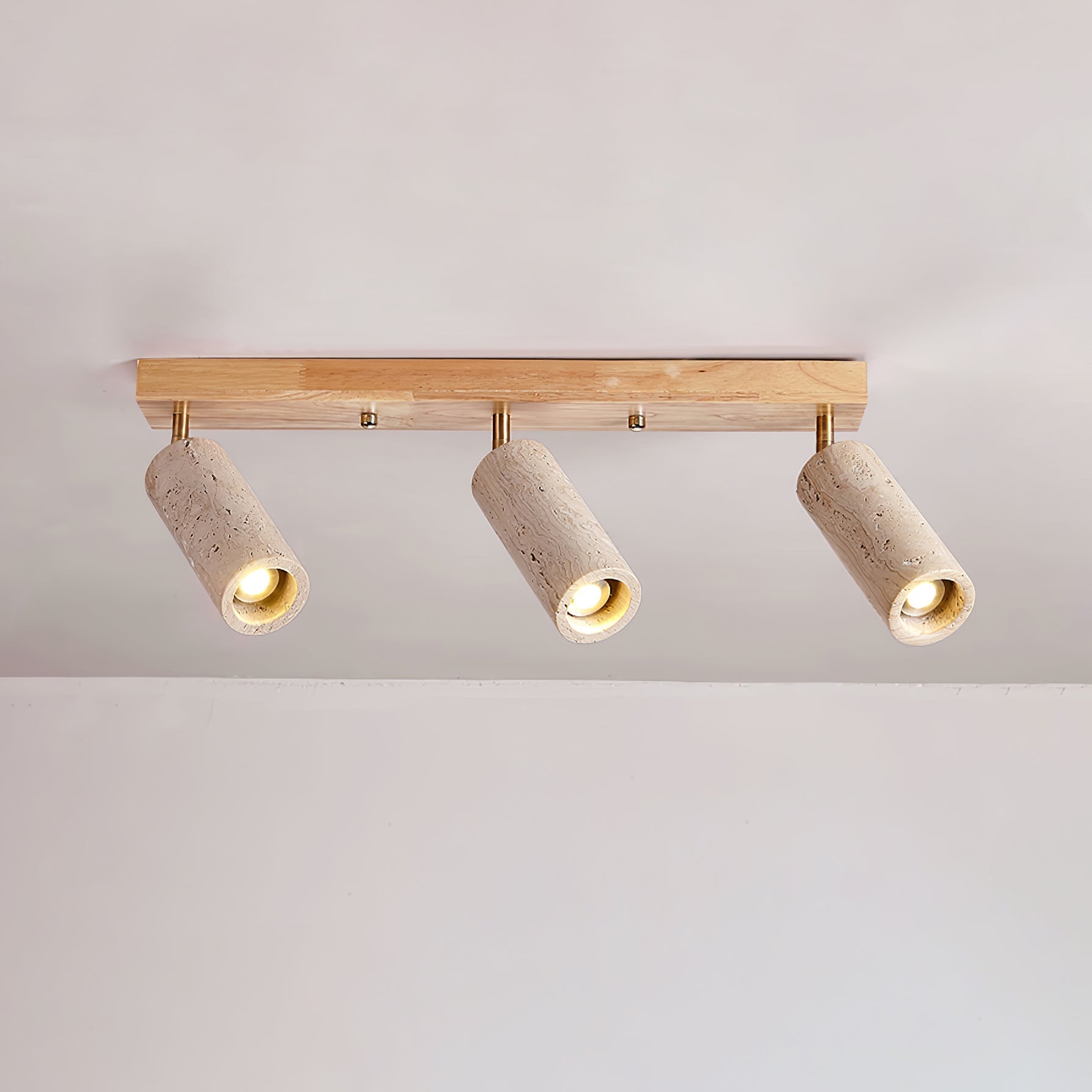 Eurliryra Multi-Cylinder Travertine Track Light - Blowlighting