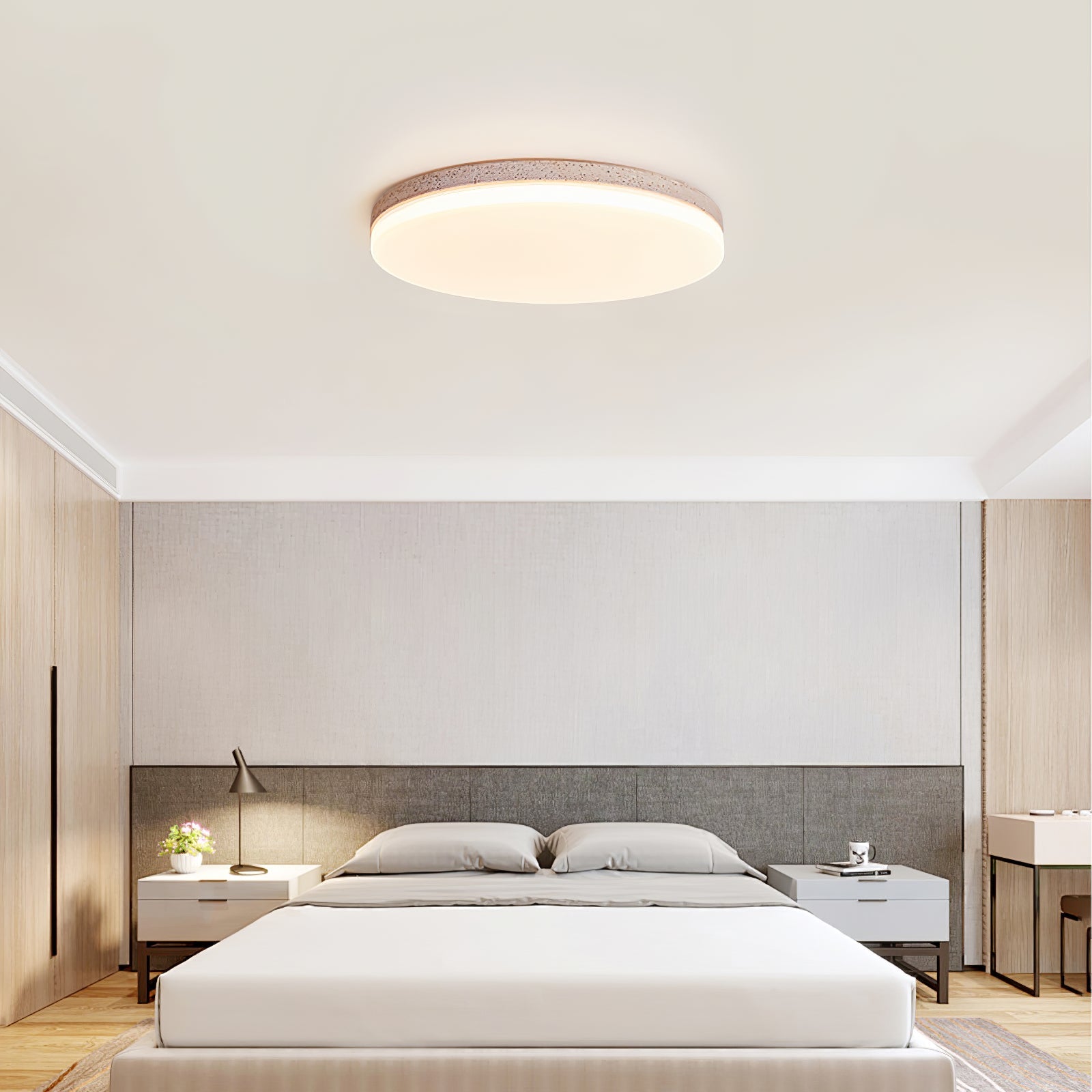 Orla Travertine Ceiling Light - Blowlighting