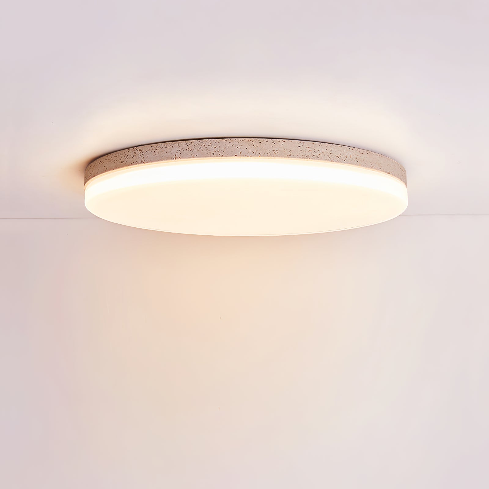 Orla Travertine Ceiling Light - Blowlighting