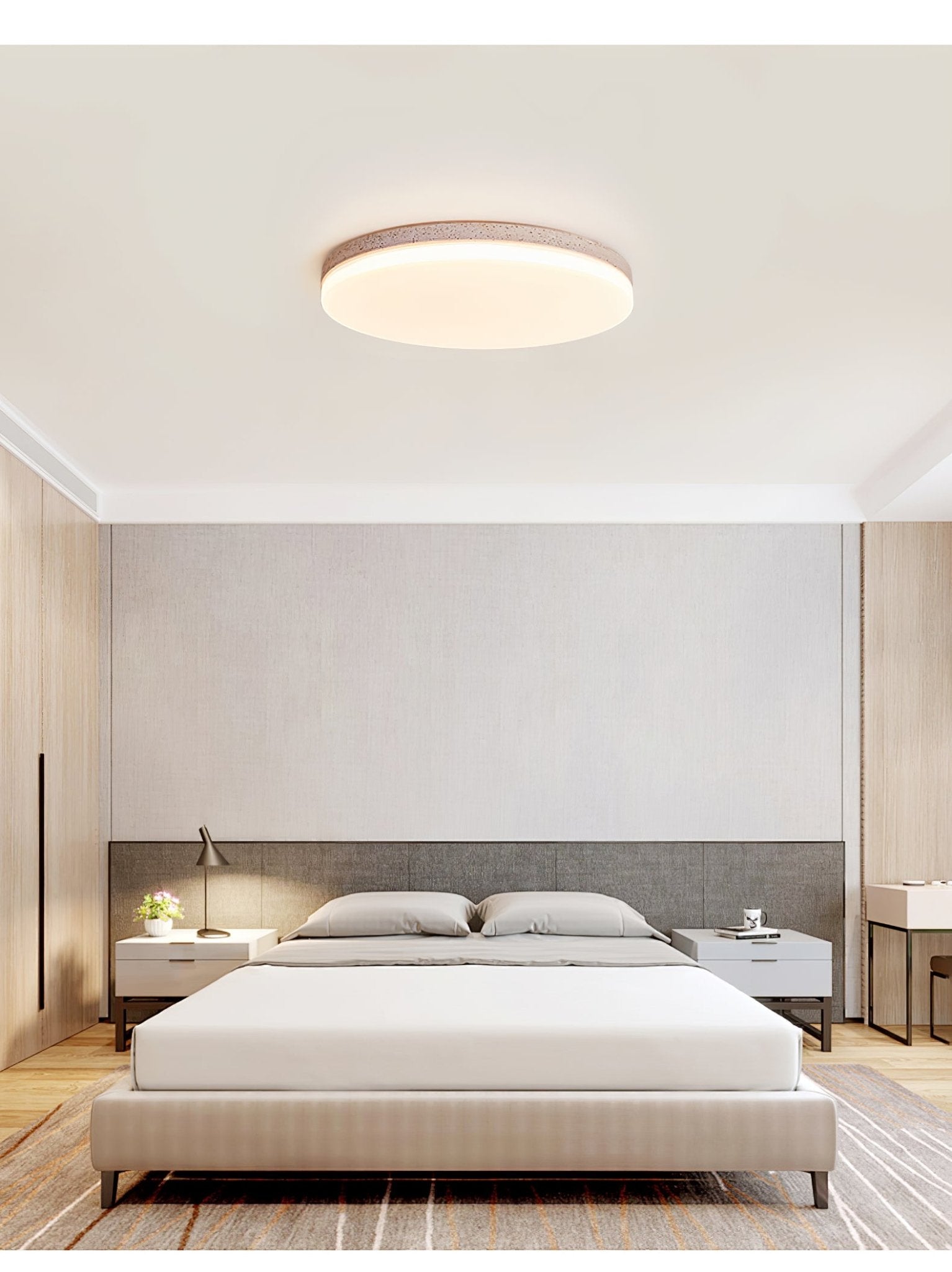 Orla Travertine Ceiling Light - Blowlighting