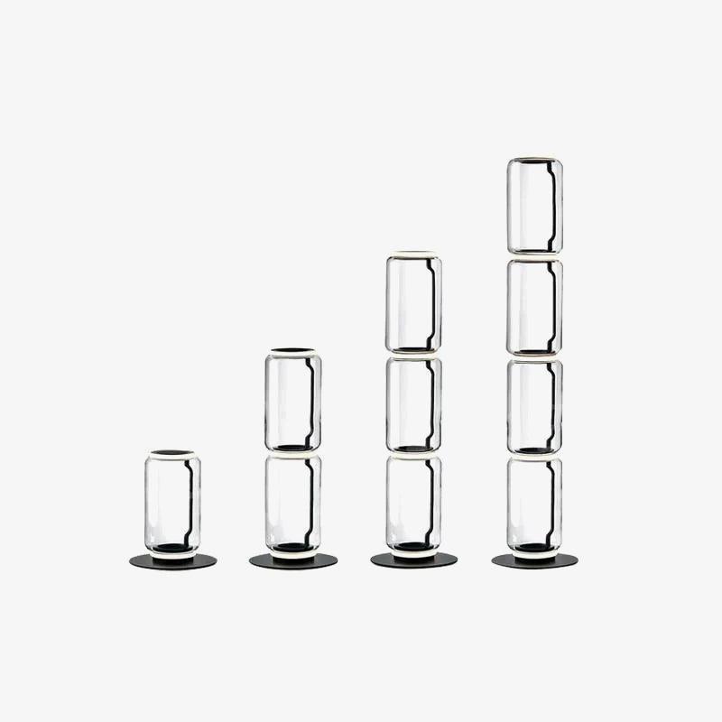 Bamboo Glass Floor Lamp - Blowlighting