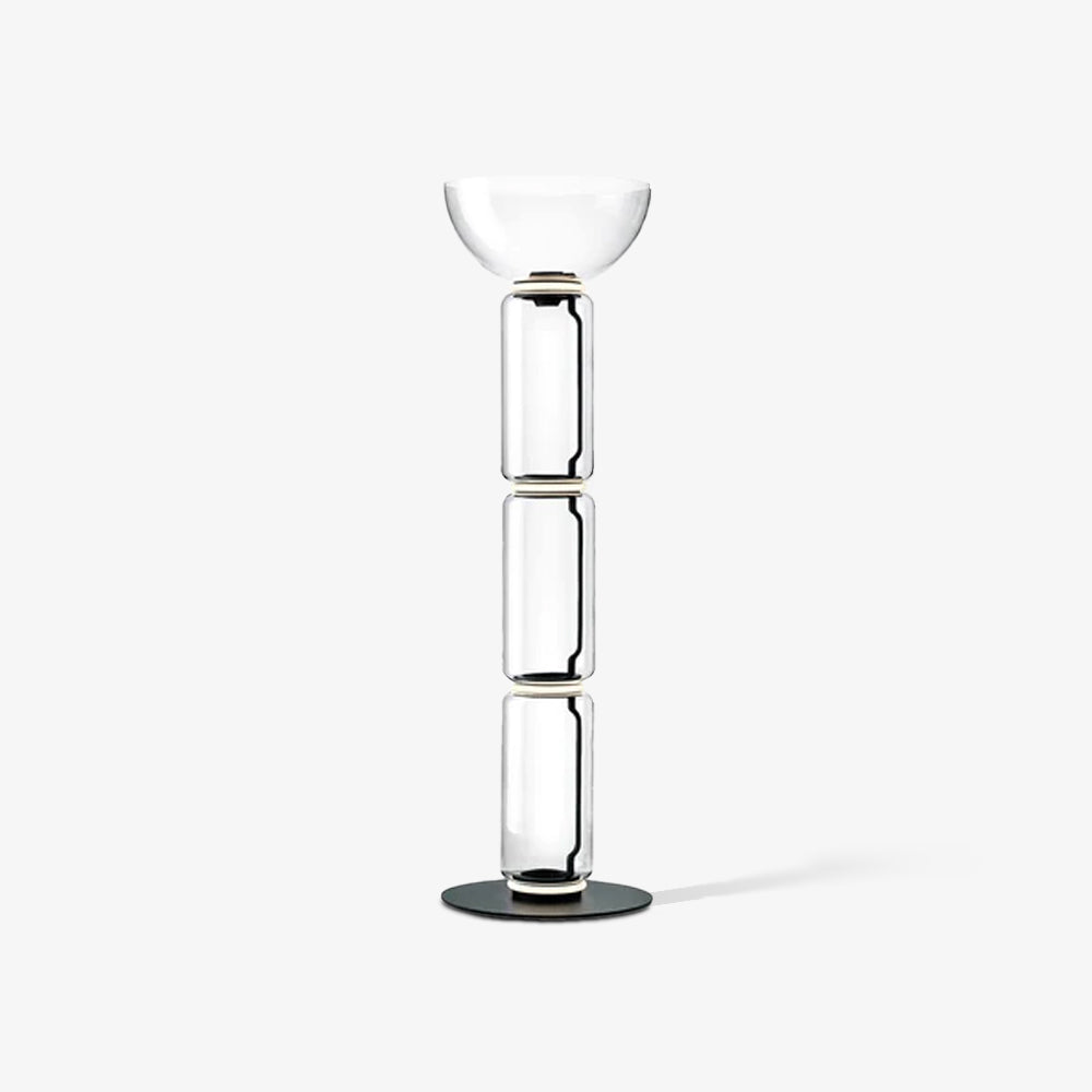 Bamboo Glass Floor Lamp - Blowlighting