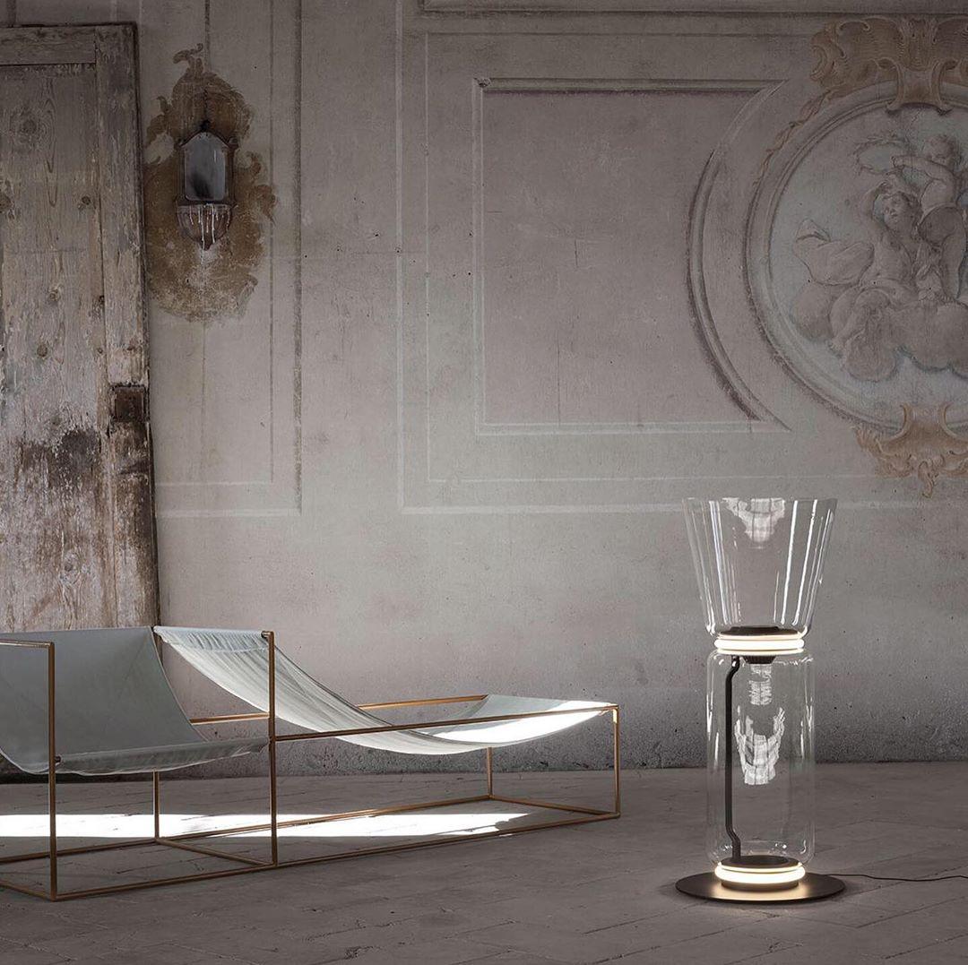 Bamboo Glass Floor Lamp - Blowlighting
