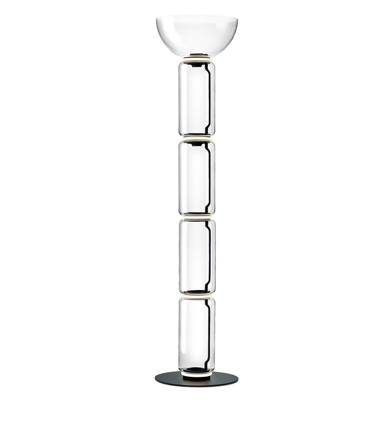 Bamboo Glass Floor Lamp - Blowlighting