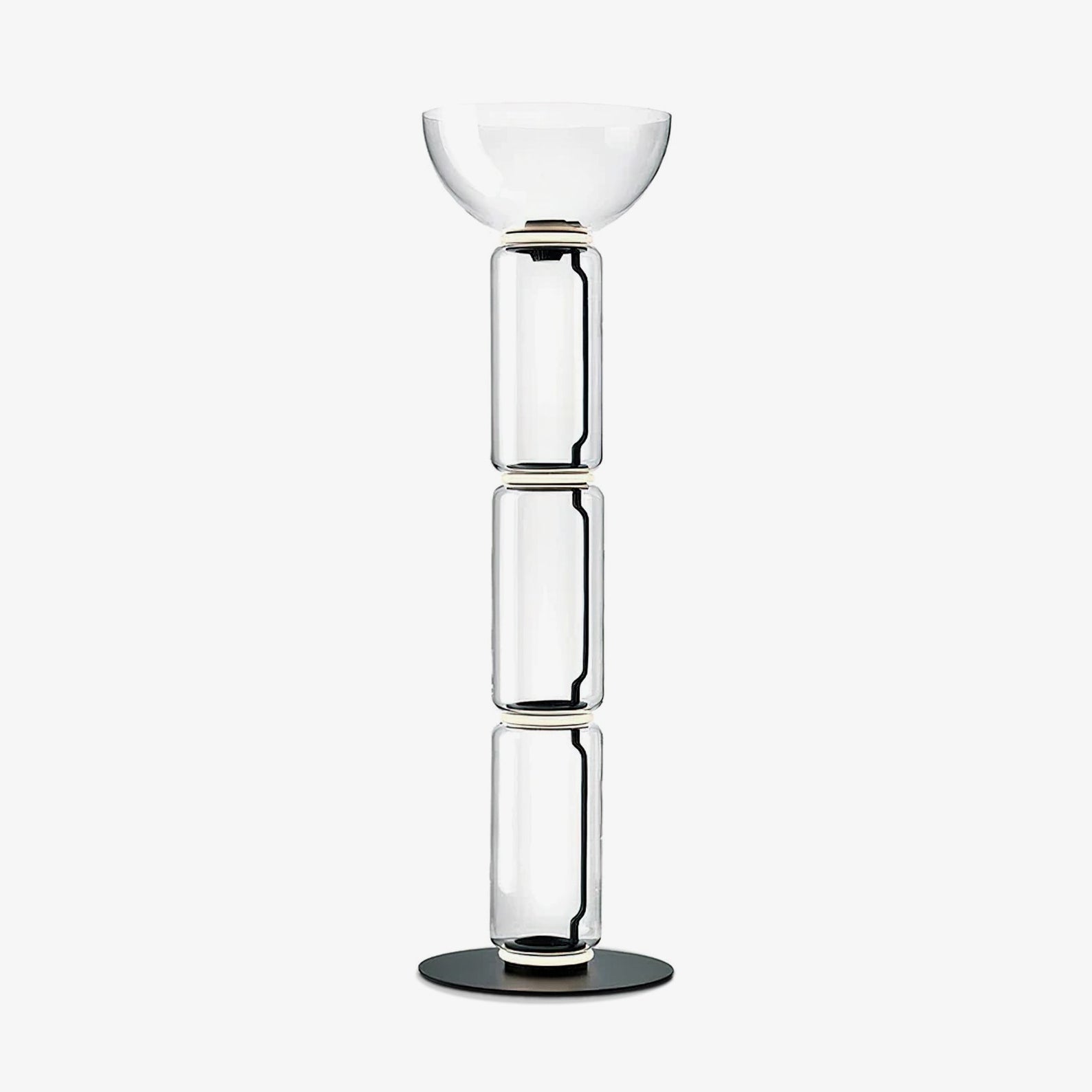 Bamboo Glass Floor Lamp - Blowlighting