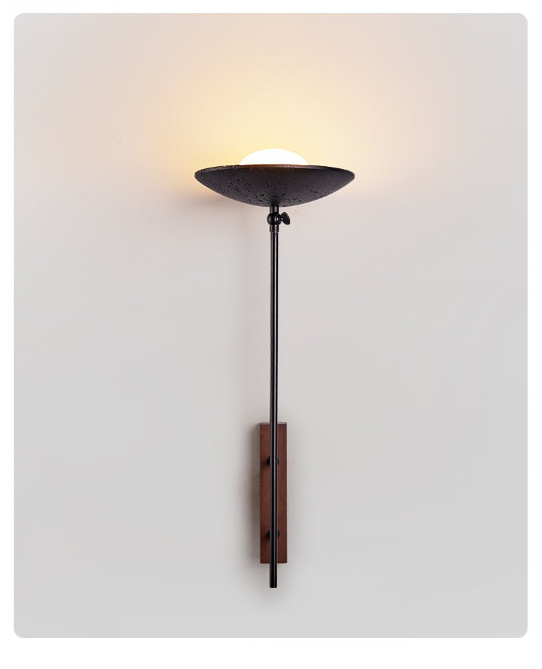 Noctara Black Travertine Wall Lamp - Vakkerlight