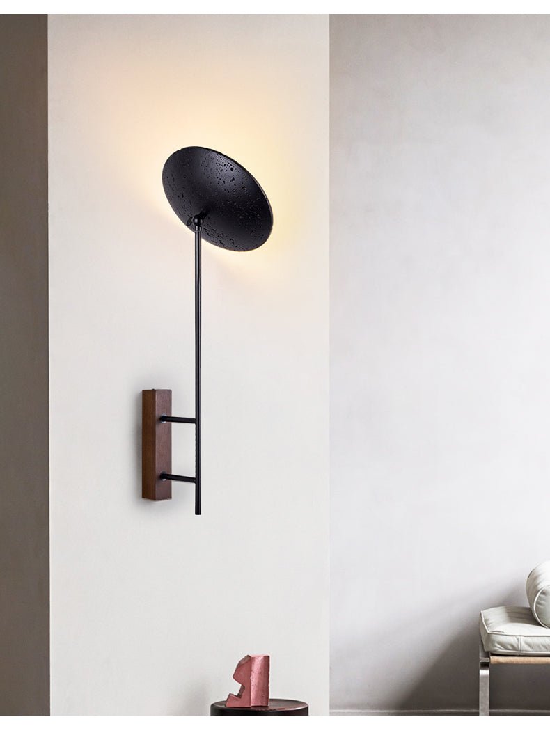 Noctara Black Travertine Wall Lamp - Vakkerlight