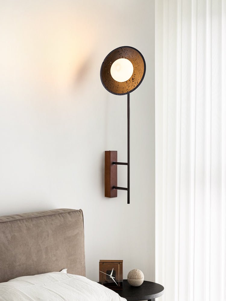 Noctara Black Travertine Wall Lamp - Vakkerlight