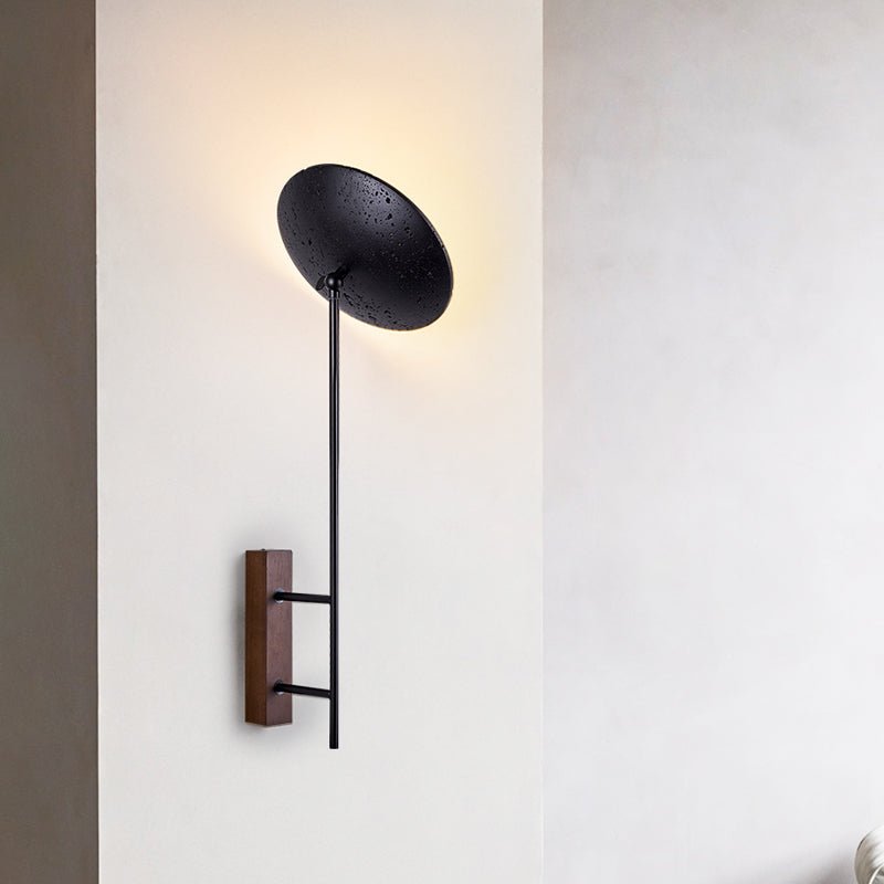 Noctara Black Travertine Wall Lamp - Vakkerlight