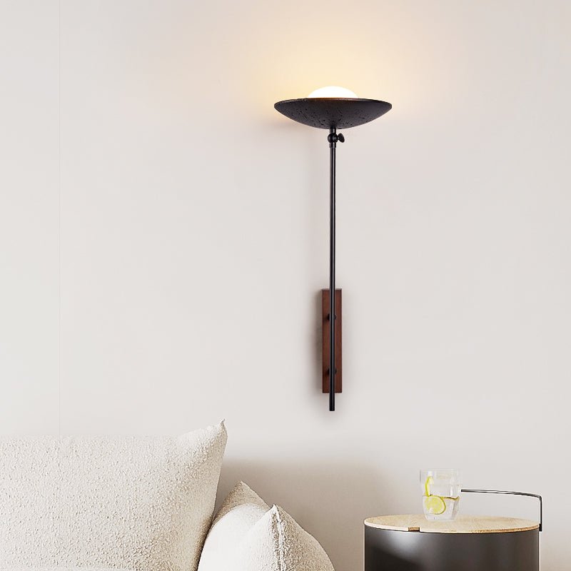 Noctara Black Travertine Wall Lamp - Vakkerlight