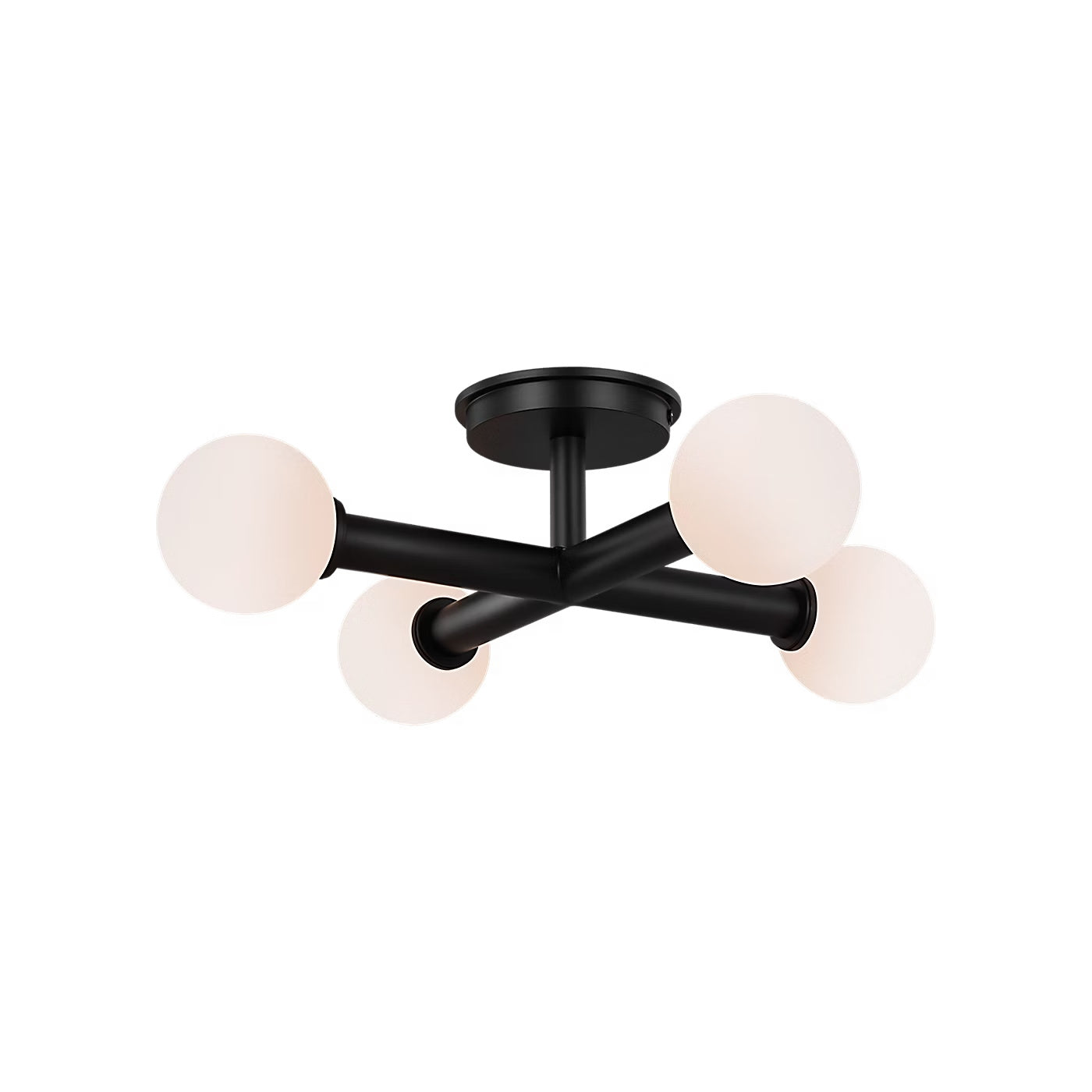 Crossing Modern Brass Ceiling Lamp