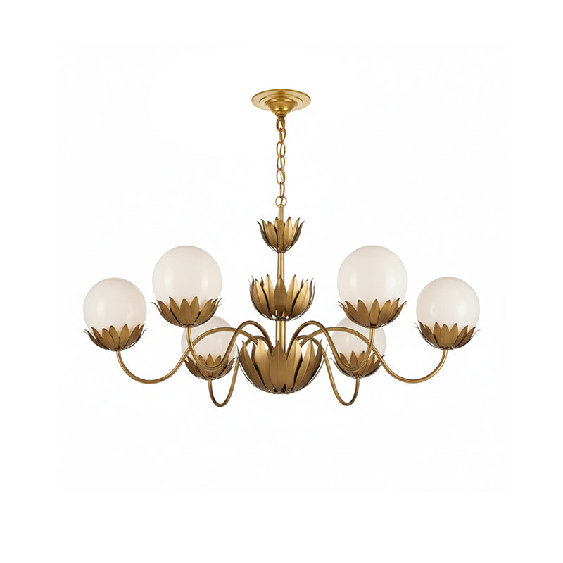 Noemie Vintage Glass Chandelier