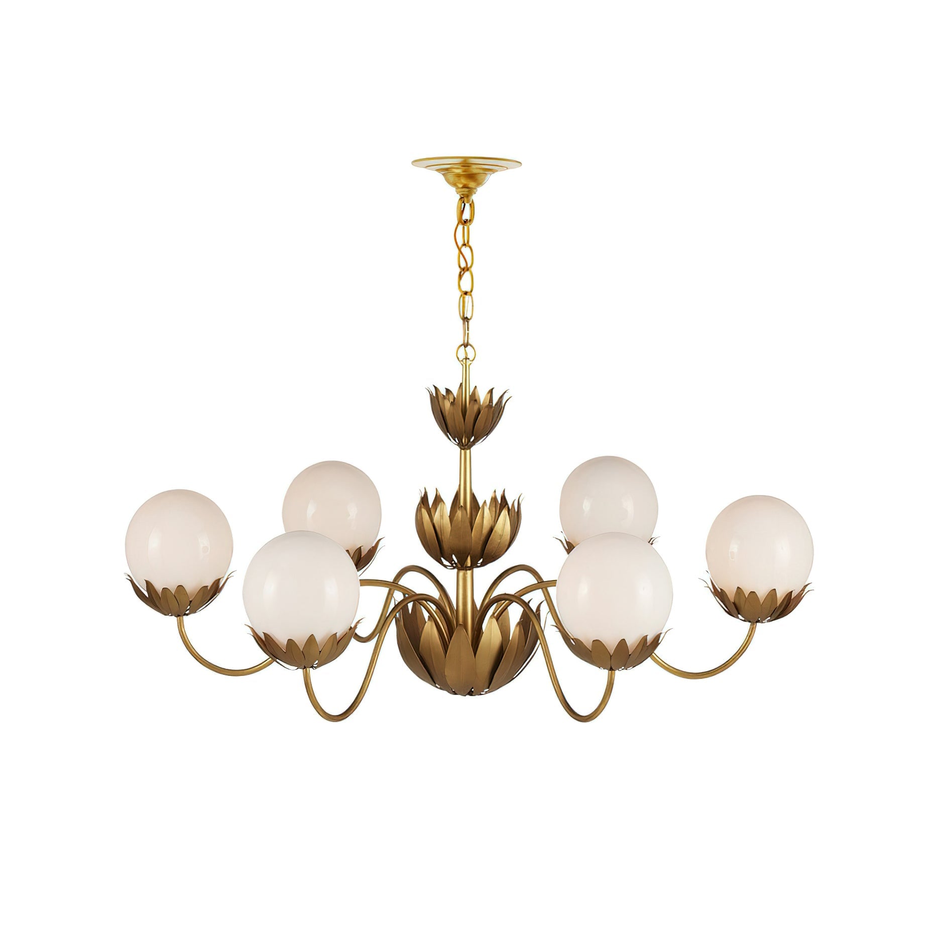 Noemie Vintage Glass Chandelier