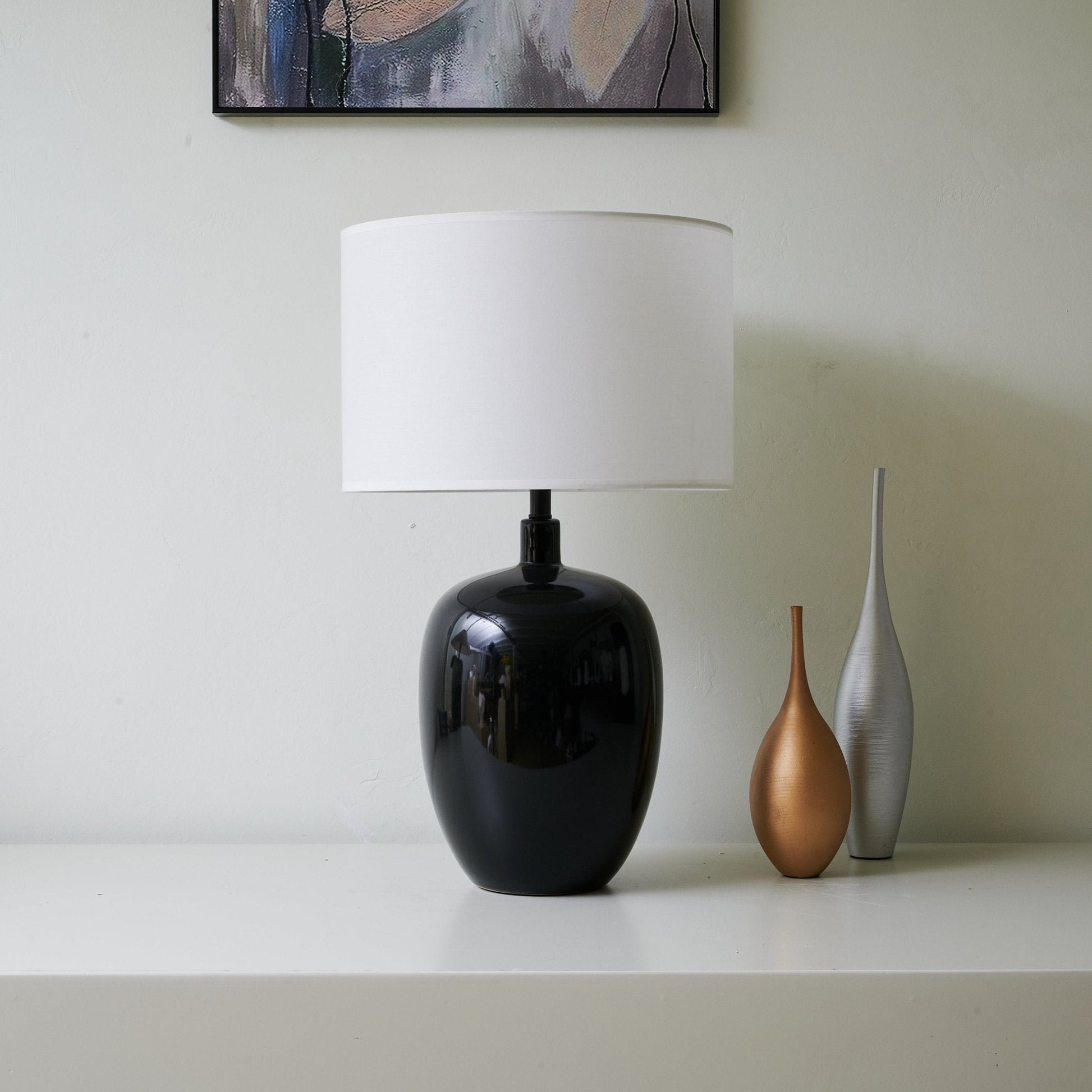 Noir Gloss Table Lamp - Blowlighting