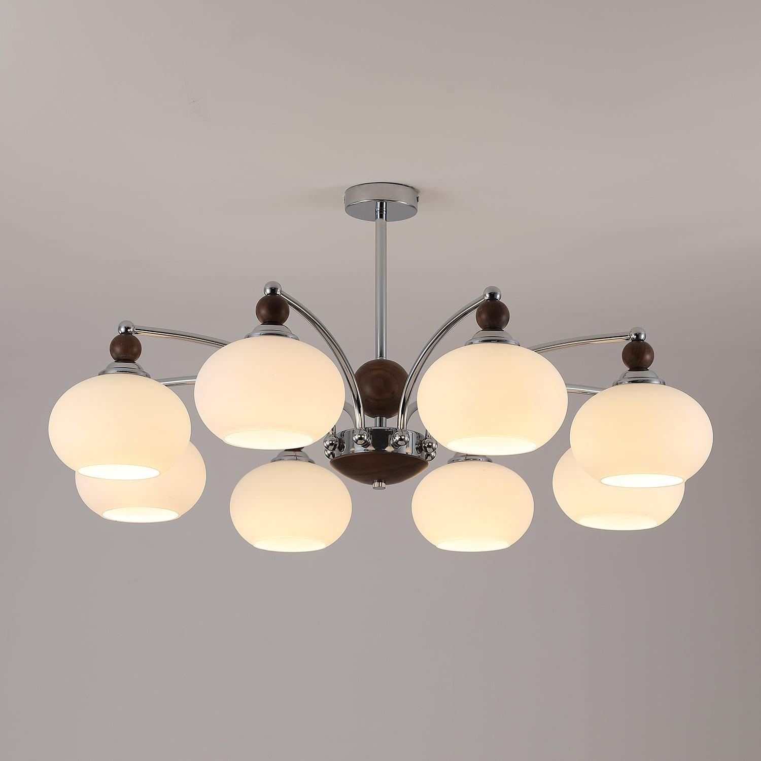 Lustra Chandelier Globe Arm Contemporary - Blowlighting