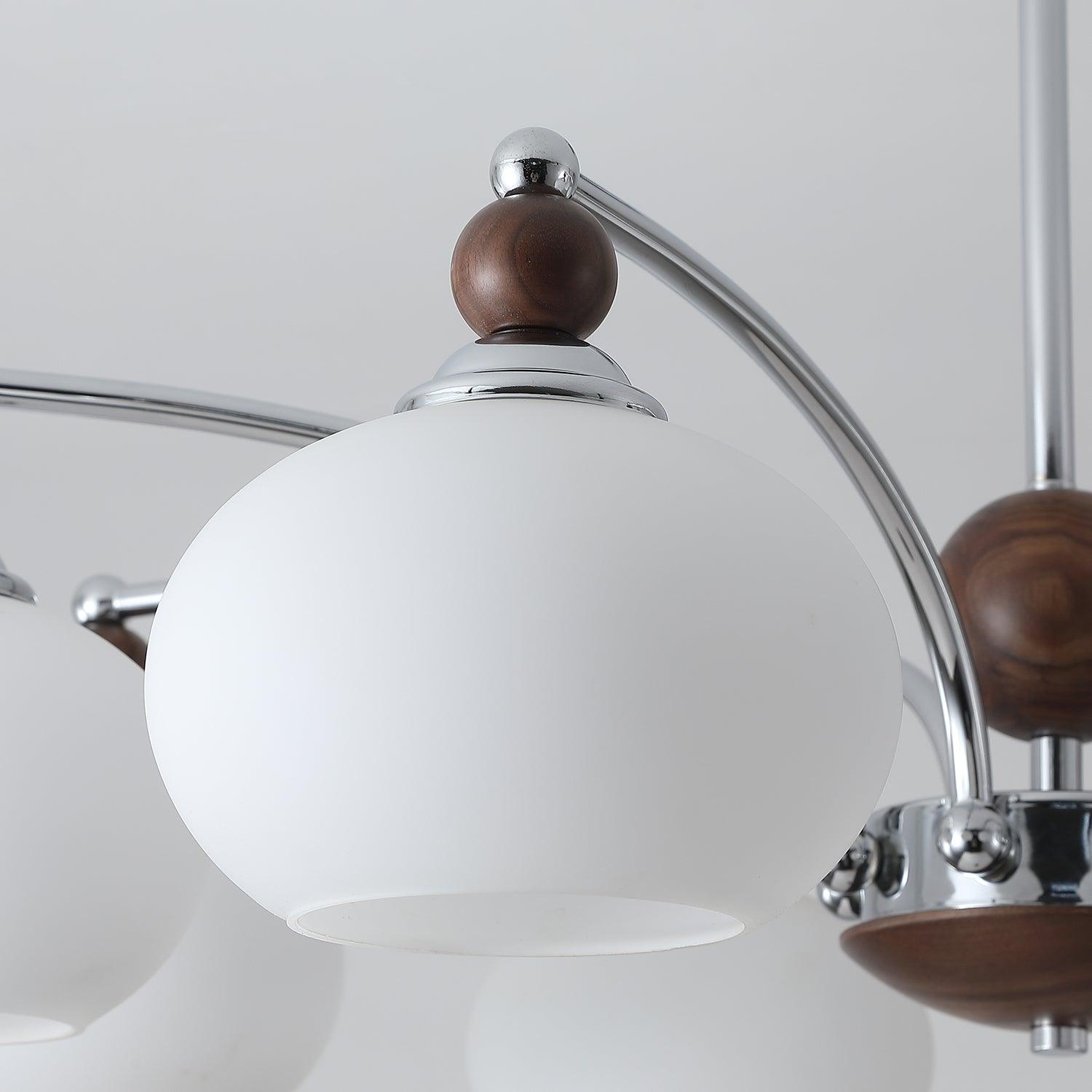 Lustra Chandelier Globe Arm Contemporary - Blowlighting