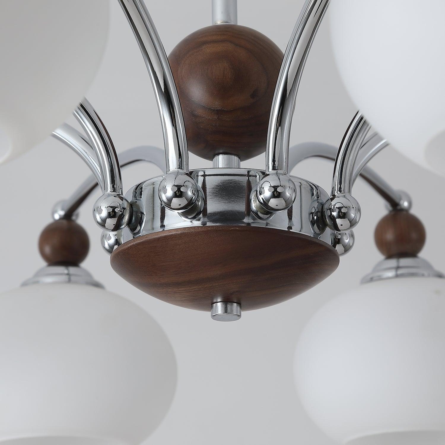 Lustra Chandelier Globe Arm Contemporary - Blowlighting