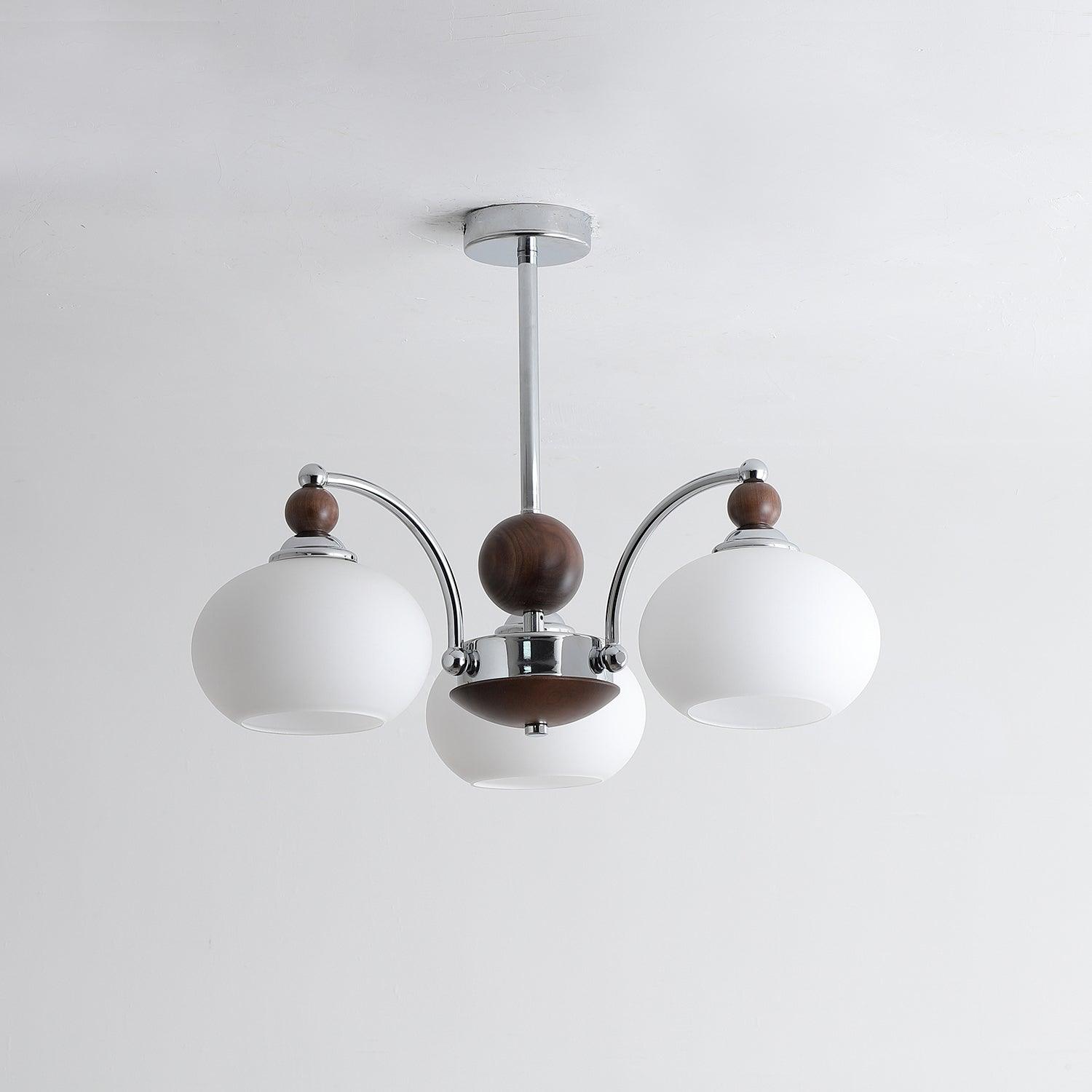 Lustra Chandelier Globe Arm Contemporary - Blowlighting