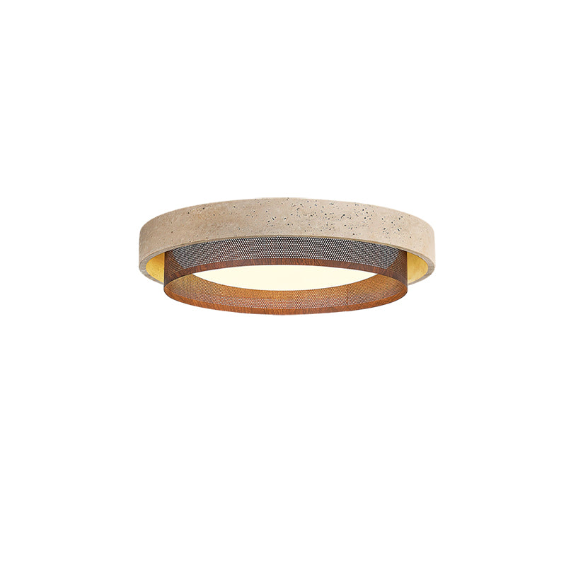 Nolan Modern Travertine Ceiling Light
