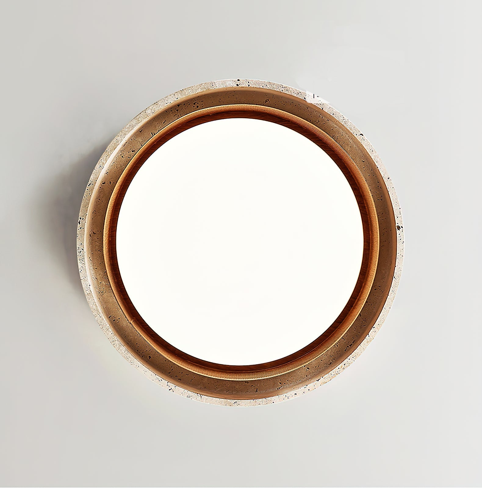 Nolan Modern Travertine Ceiling Light