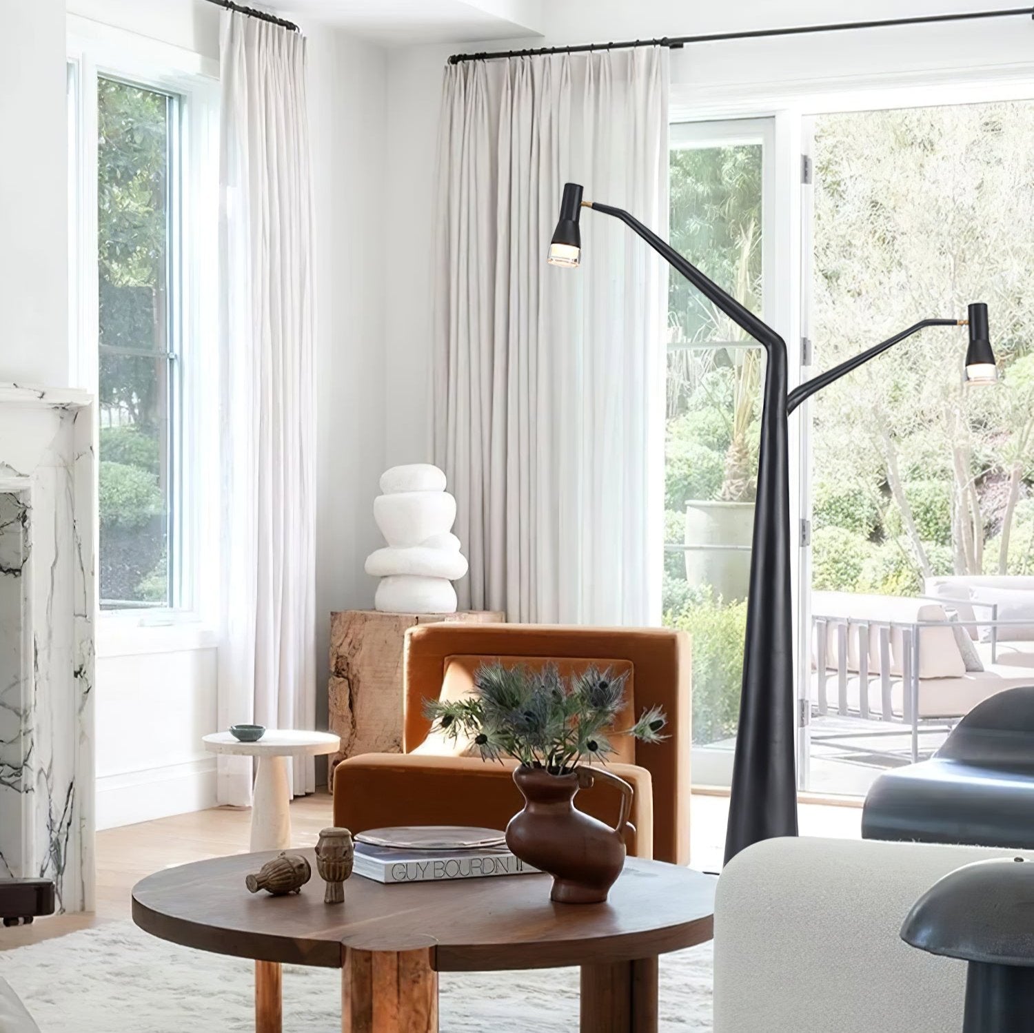 Lylirarae Branch-like Black Metal Floor Lamp - Blowlighting