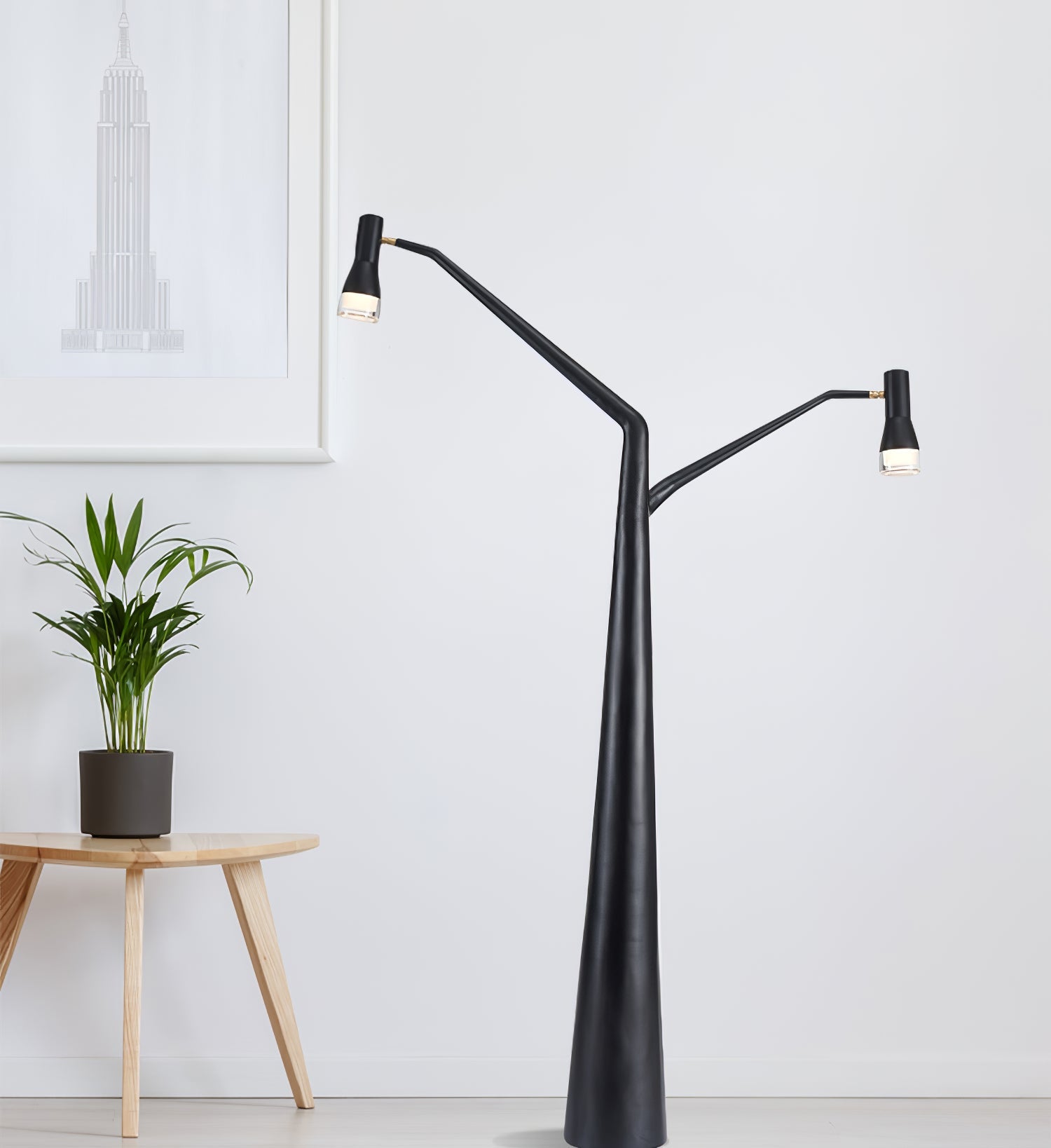 Lylirarae Branch-like Black Metal Floor Lamp - Blowlighting
