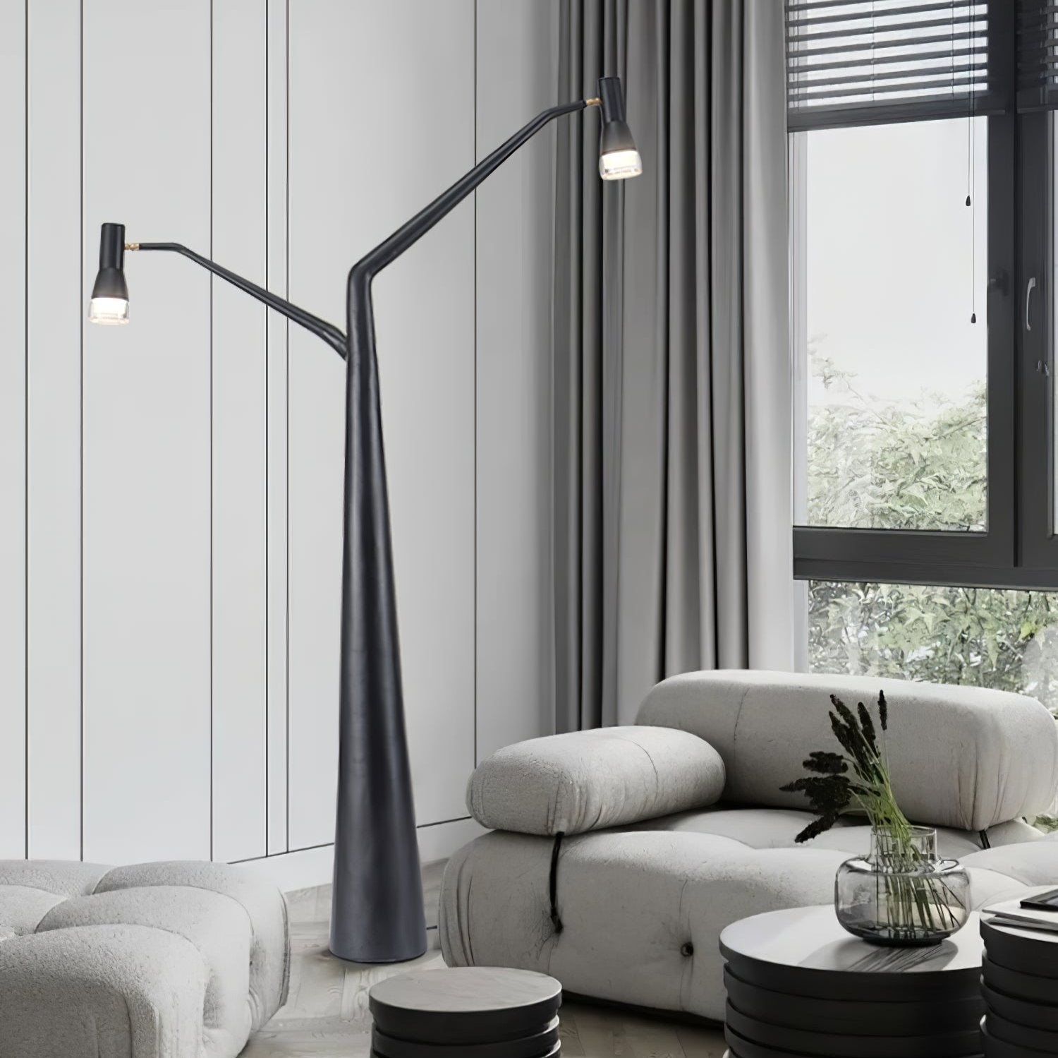 Lylirarae Branch-like Black Metal Floor Lamp - Blowlighting