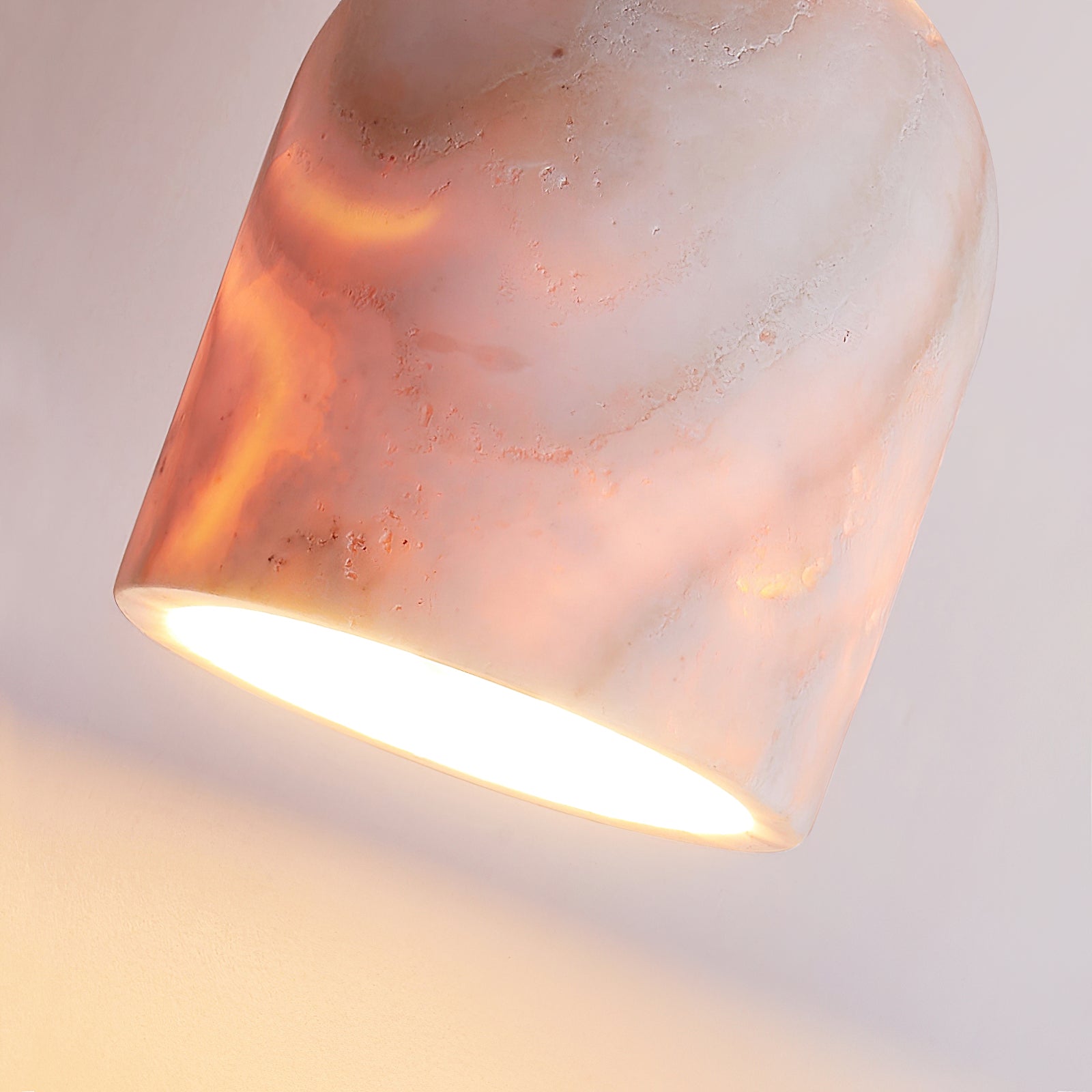 Noncu Minimalist Travertine Ceiling Light