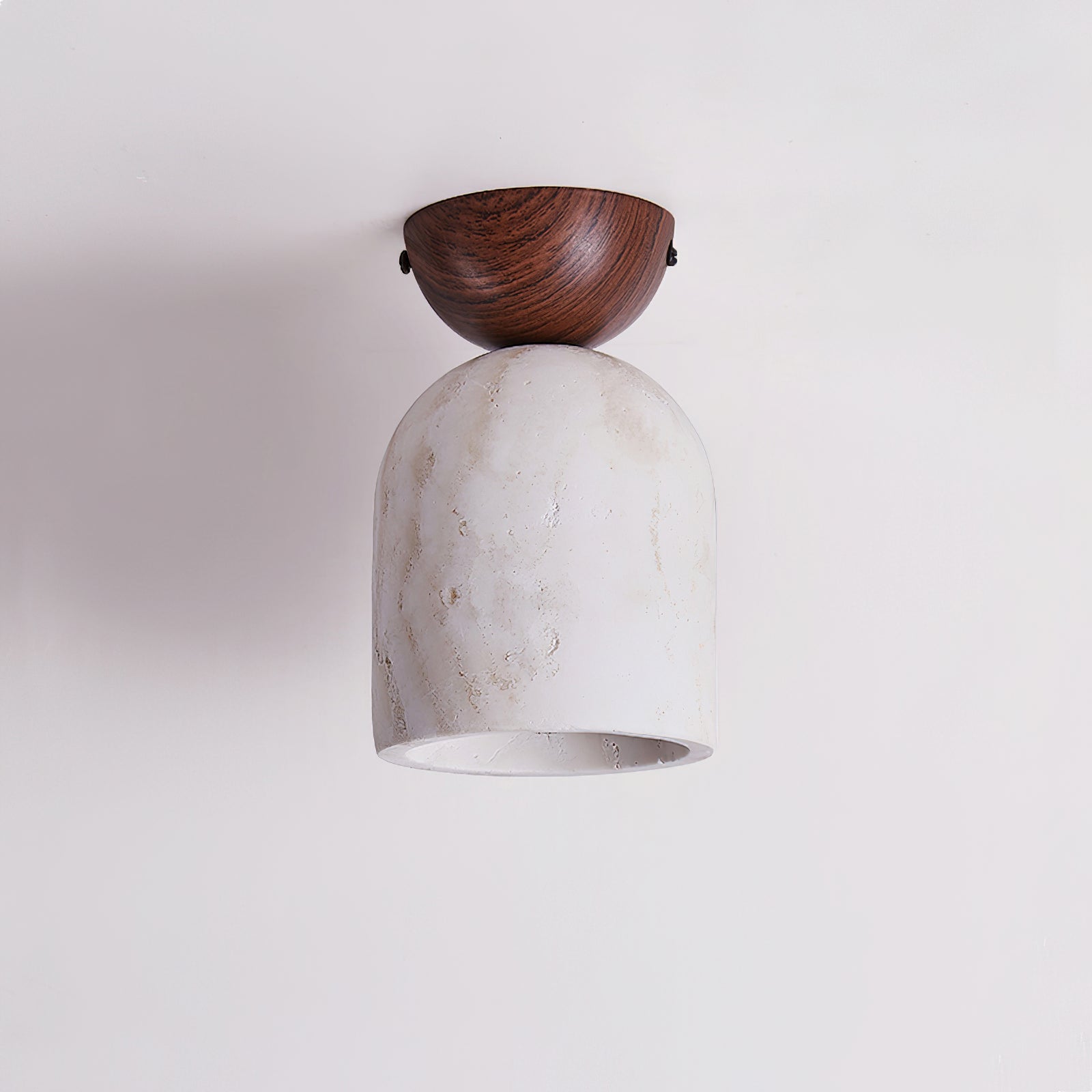 Noncu Minimalist Travertine Ceiling Light