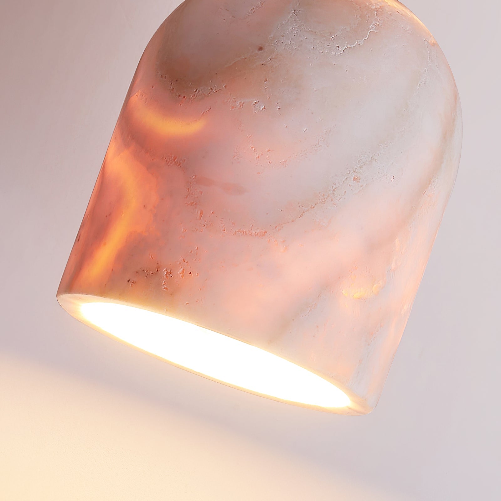 Noncu Minimalist Travertine Ceiling Light