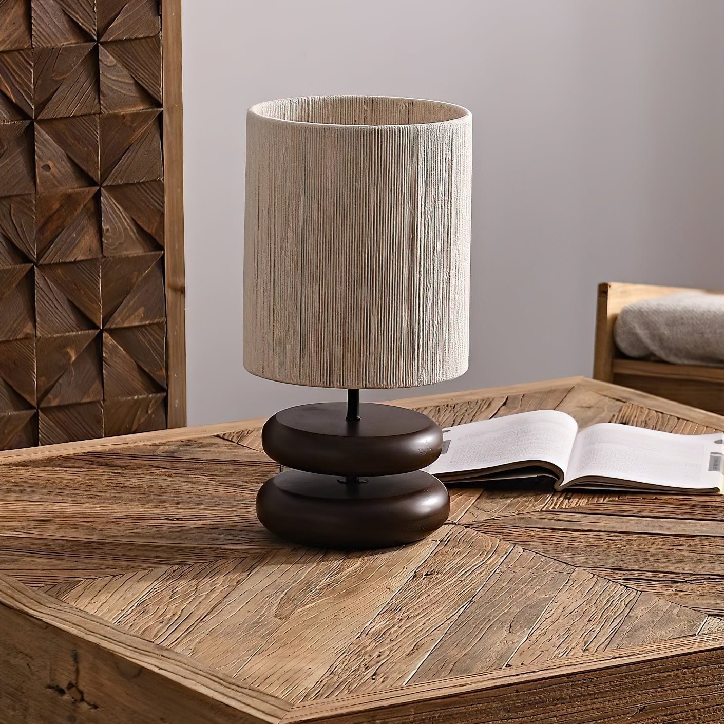 Nora Wood Table Lamp - Blowlighting