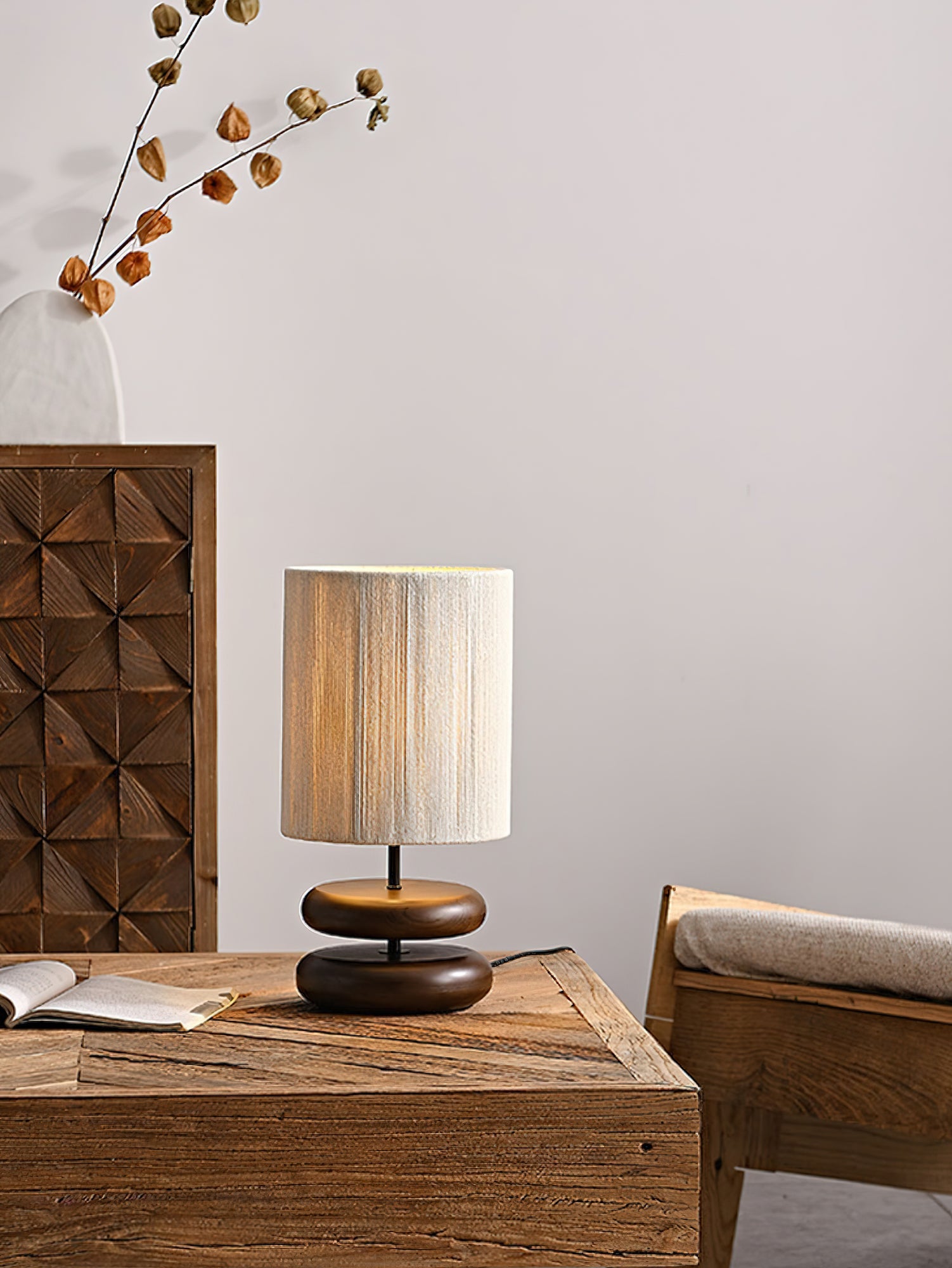 Nora Wood Table Lamp - Blowlighting