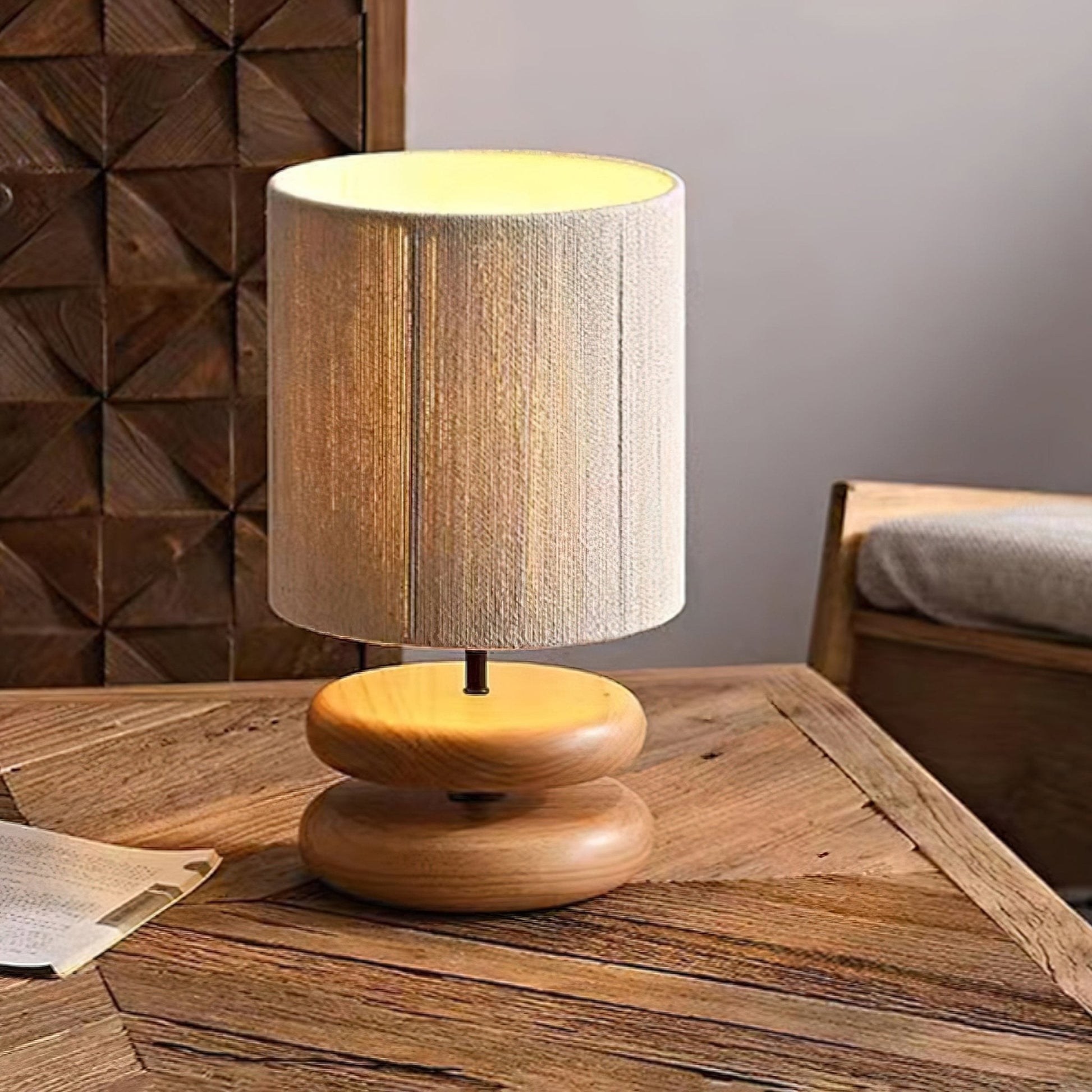 Nora Wood Table Lamp - Blowlighting