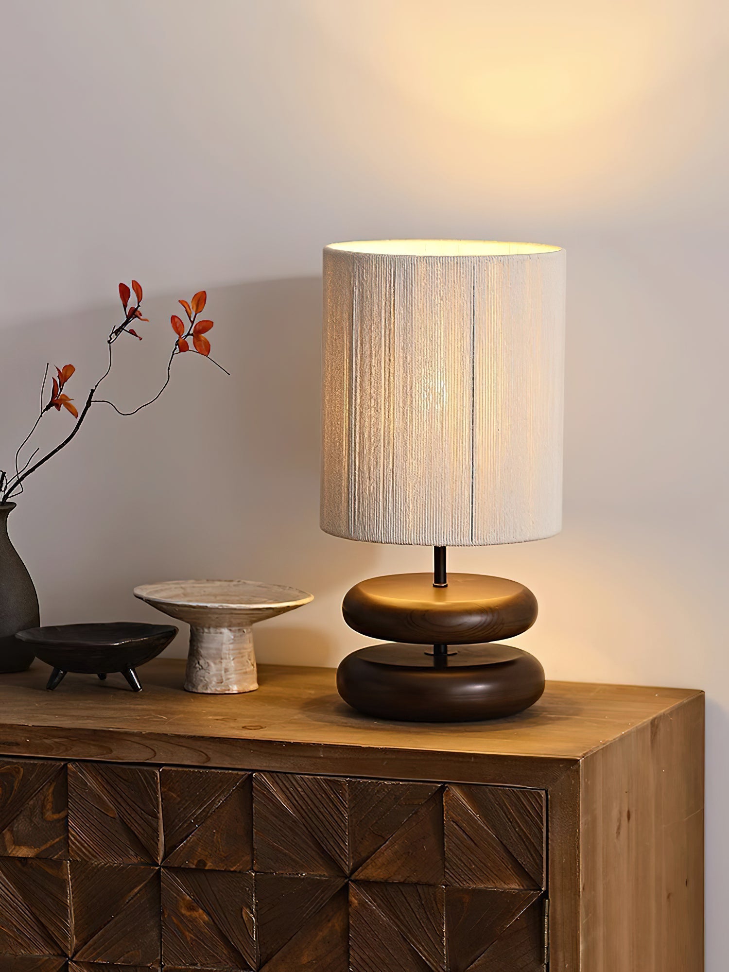 Nora Wood Table Lamp - Blowlighting