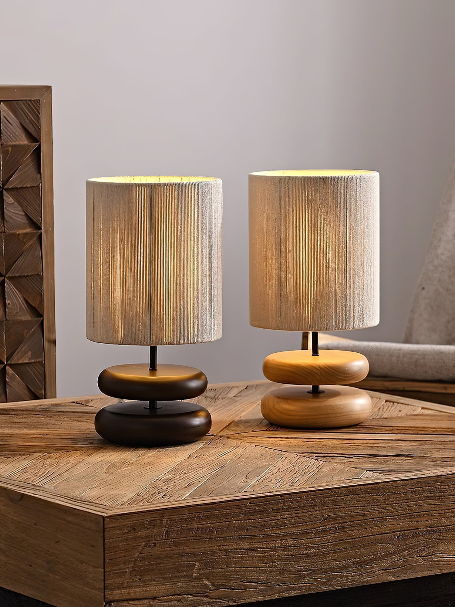 Nora Wood Table Lamp - Blowlighting