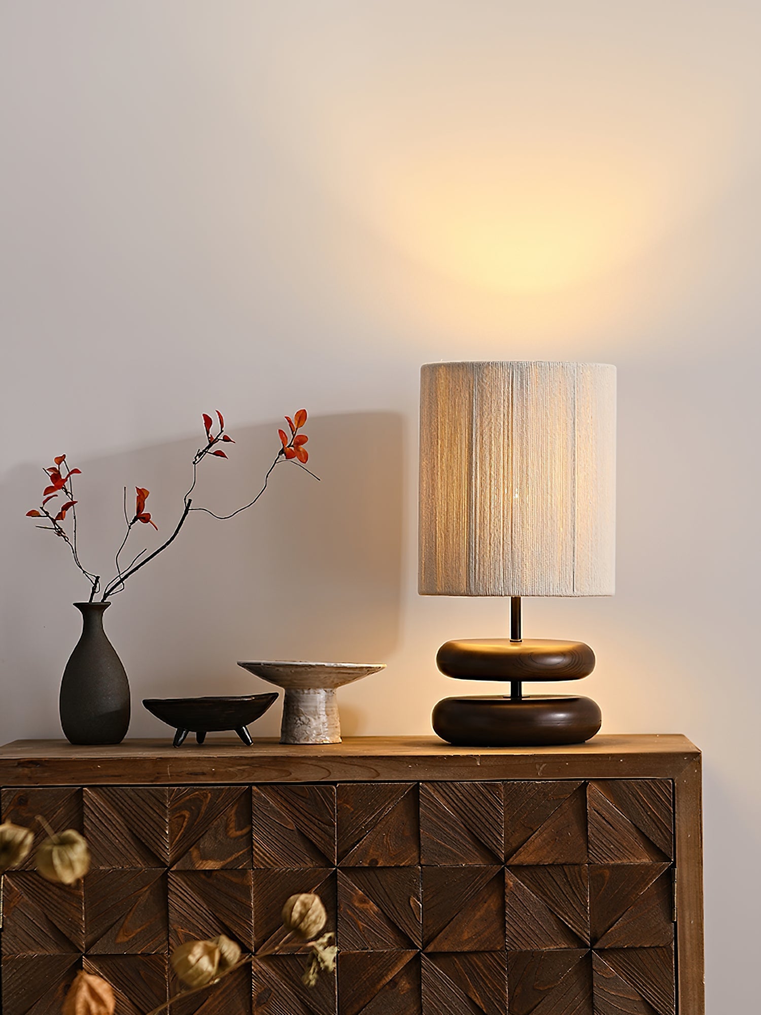 Nora Wood Table Lamp - Blowlighting