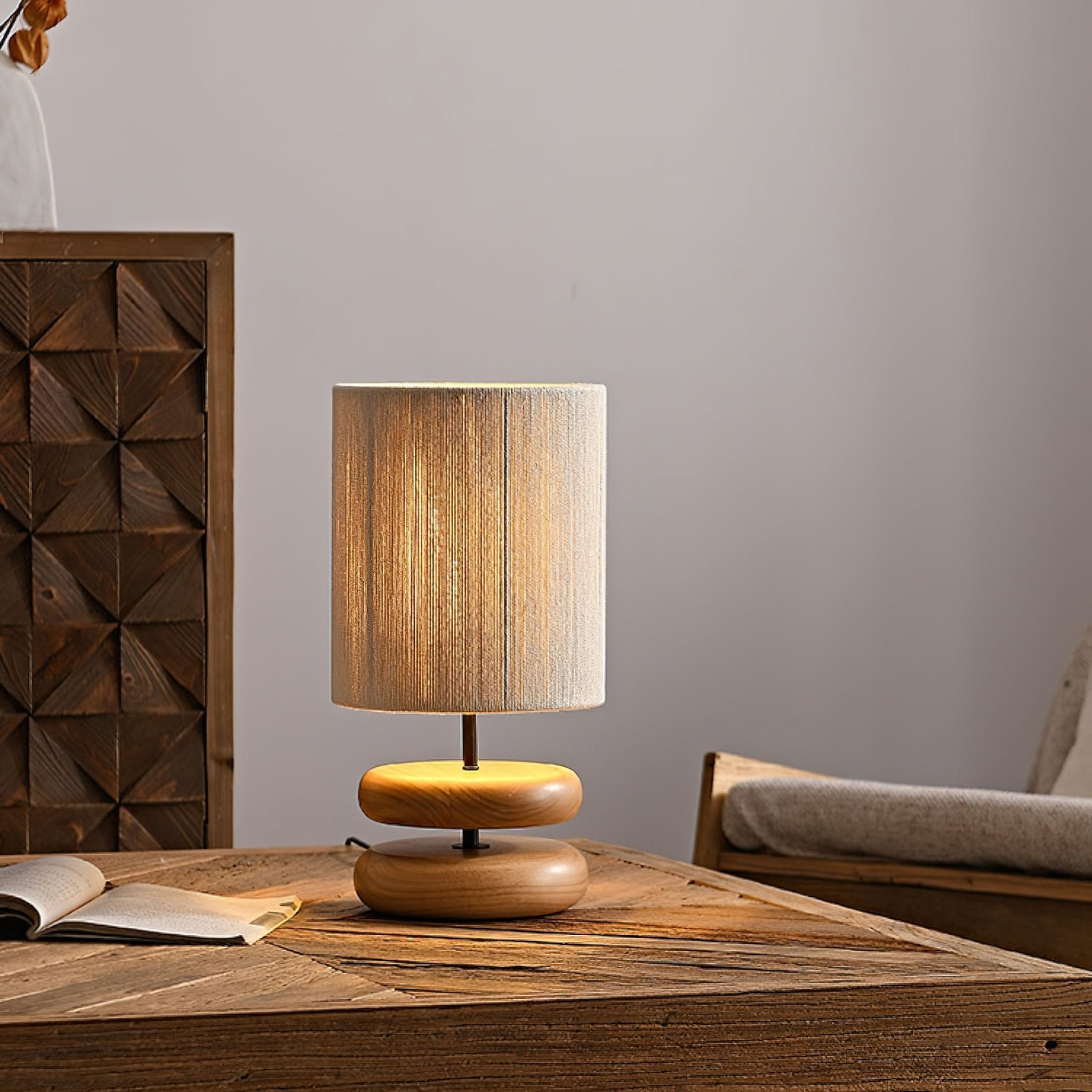 Nora Wood Table Lamp - Blowlighting
