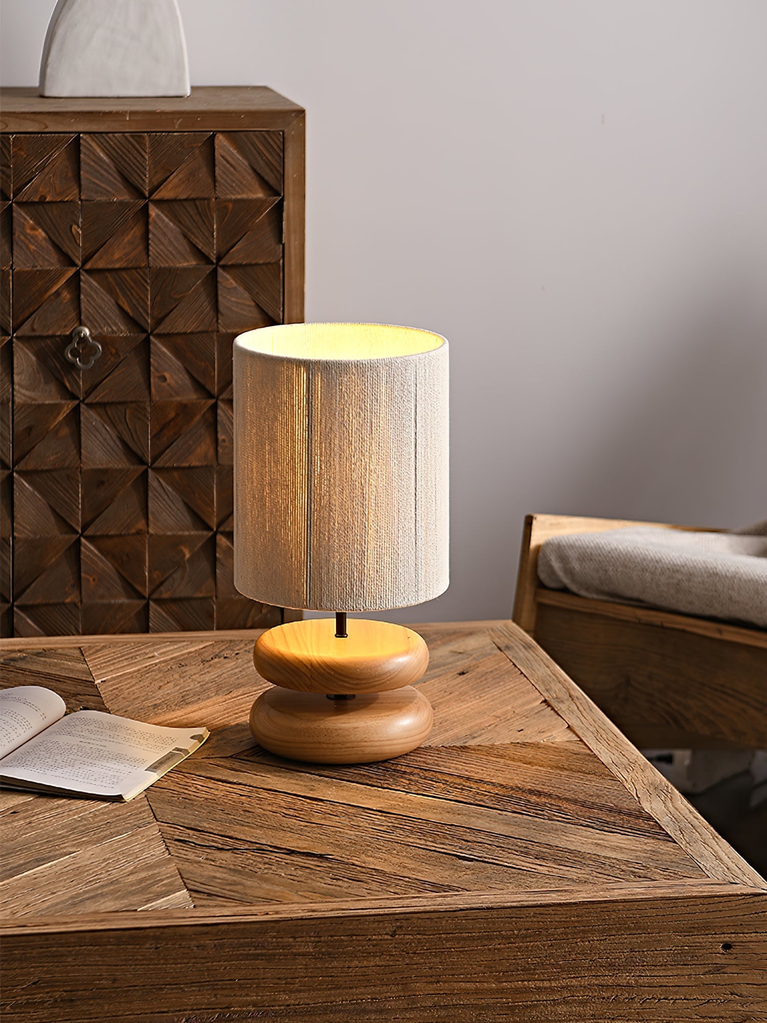 Nora Wood Table Lamp - Blowlighting