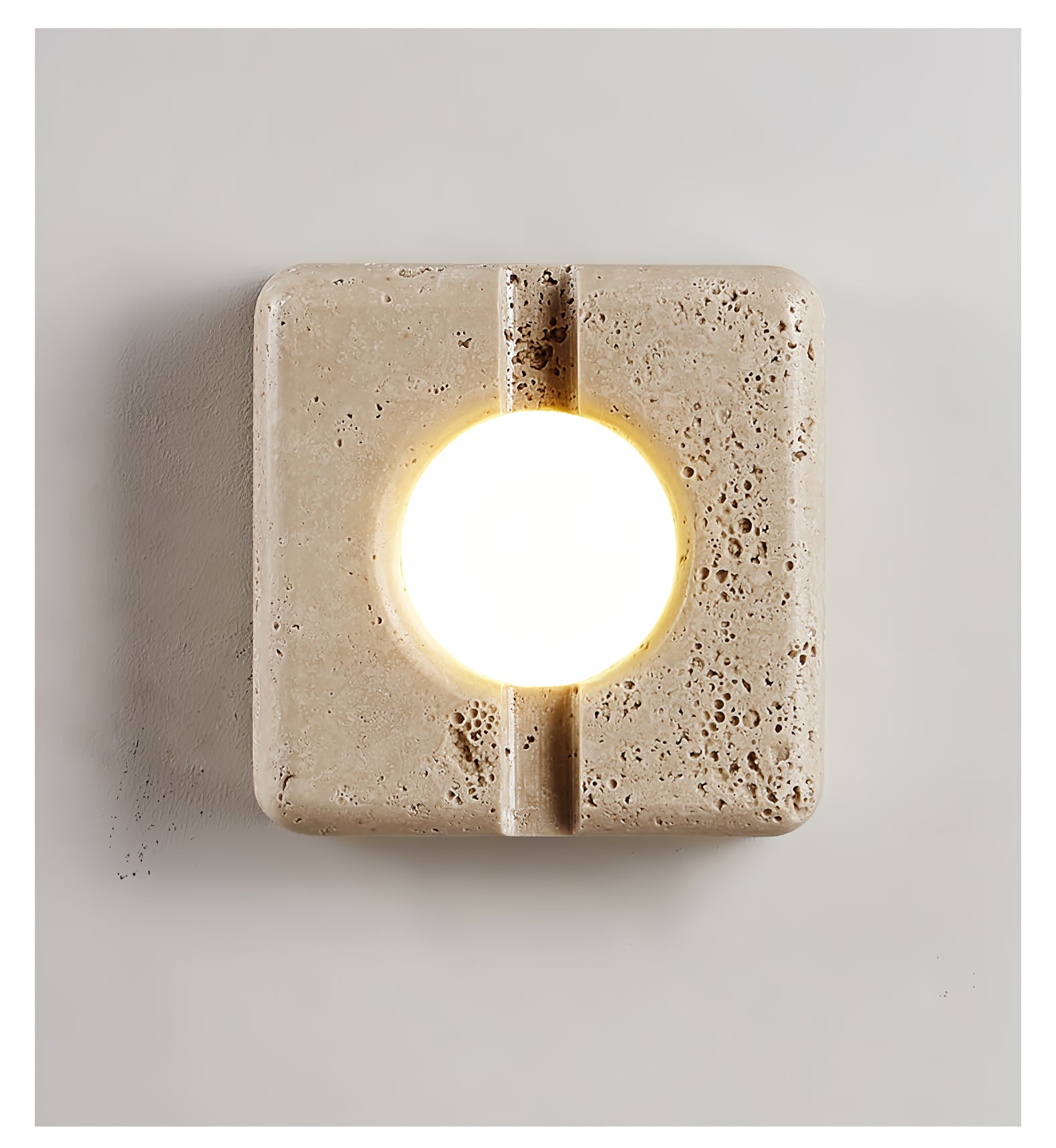 Olvenan Travertine Wall Light - Blowlighting