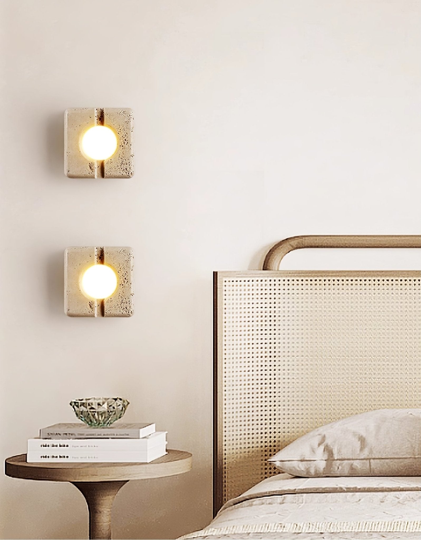 Olvenan Travertine Wall Light - Blowlighting