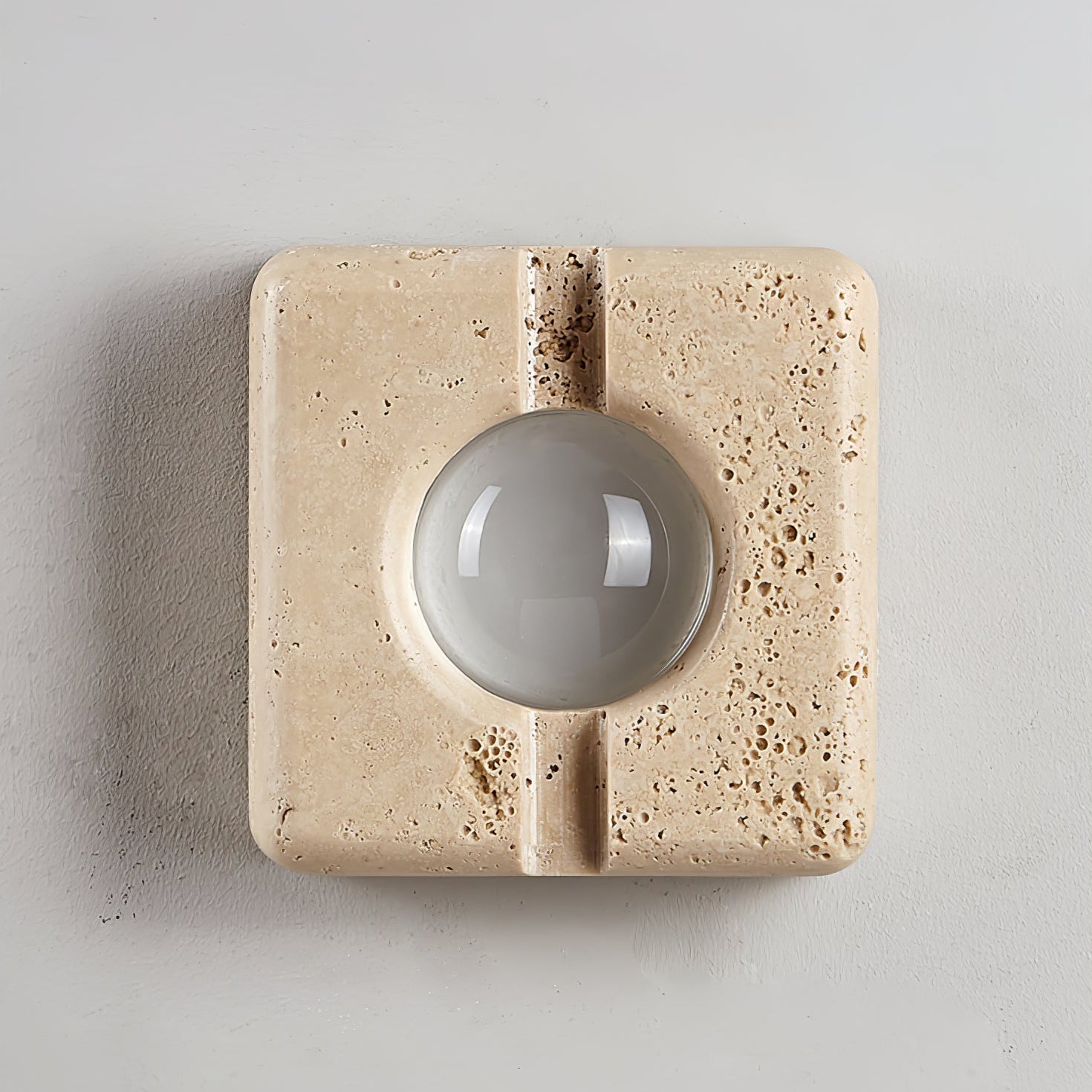 Olvenan Travertine Wall Light - Blowlighting