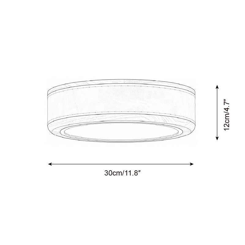 Orymir Minimalist Wood Ceiling Lamp