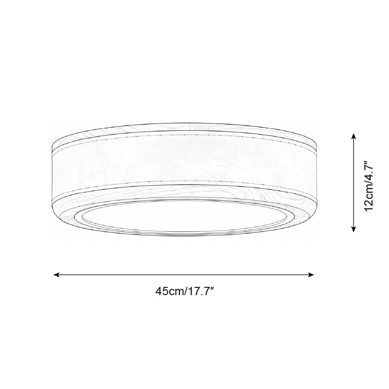 Orymir Minimalist Wood Ceiling Lamp